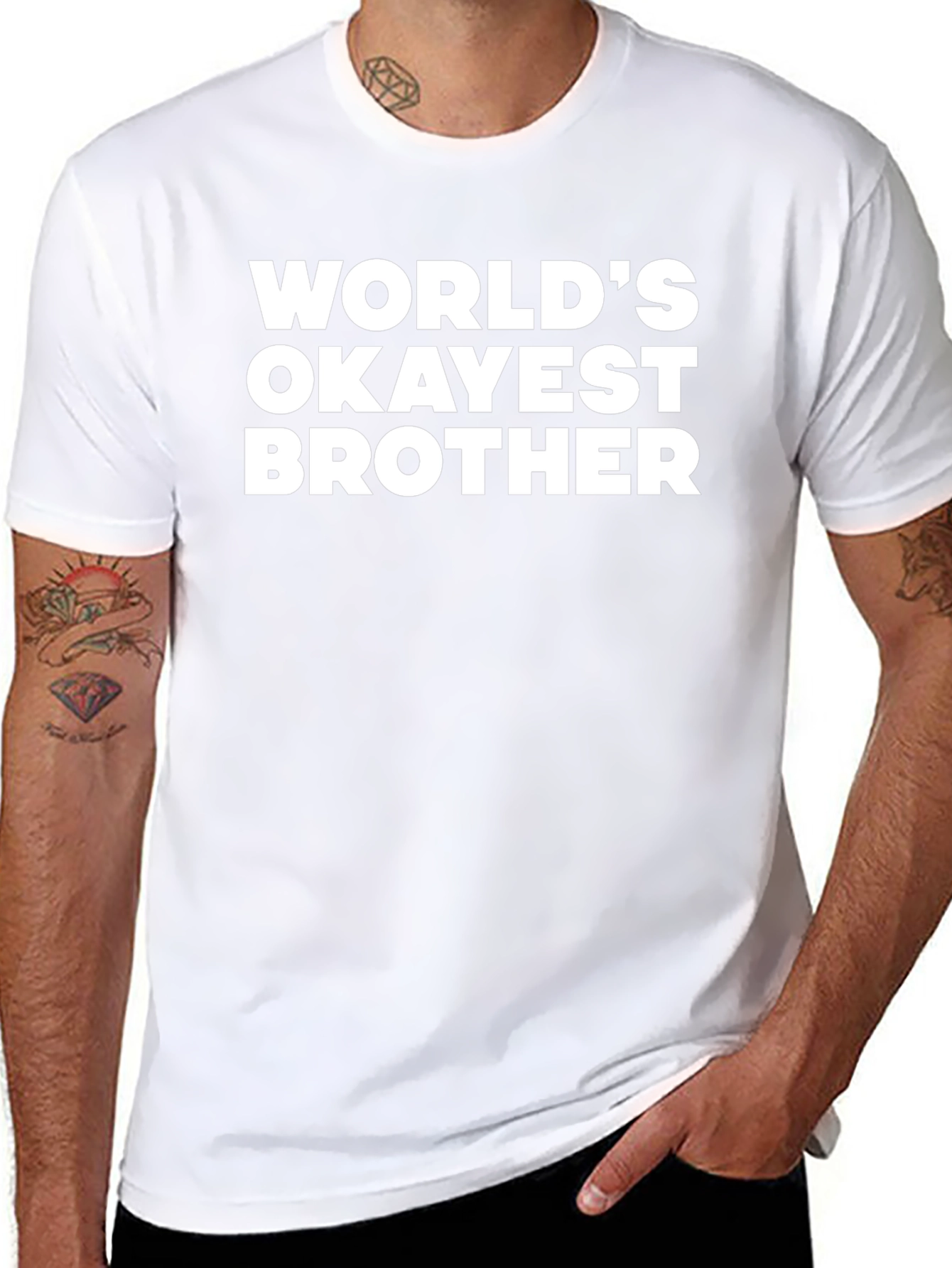 Worlds Okayest Brother T-Shirt
