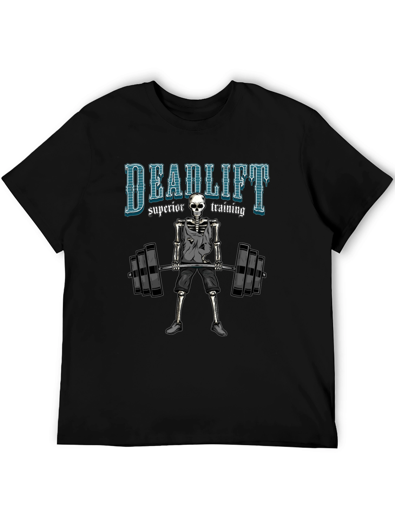Deadlift Skeleton T-Shirt - Superior Training Gym Tee