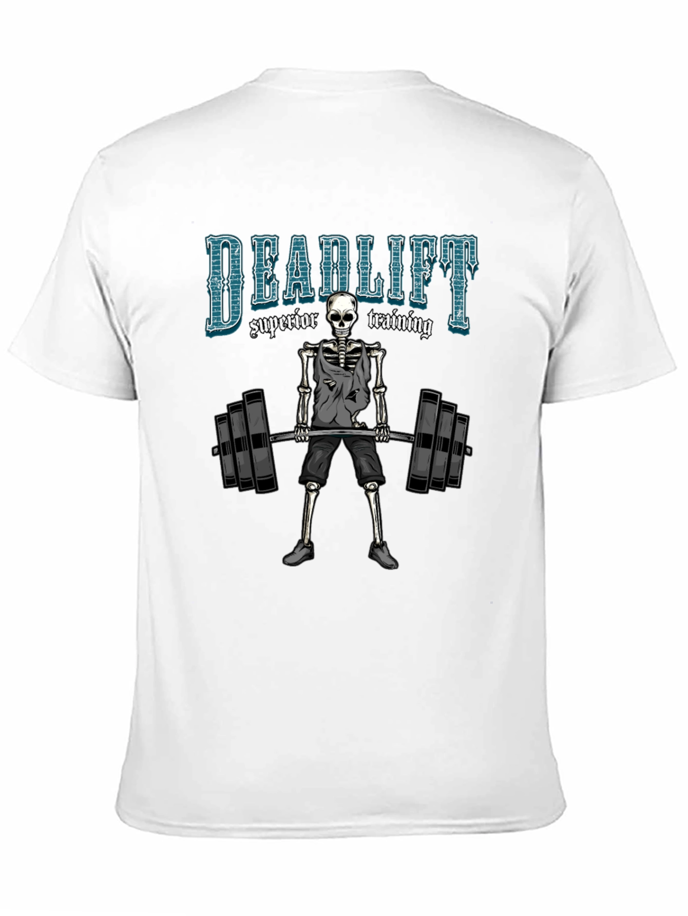 Deadlift Skeleton T-Shirt - Superior Training Gym Tee