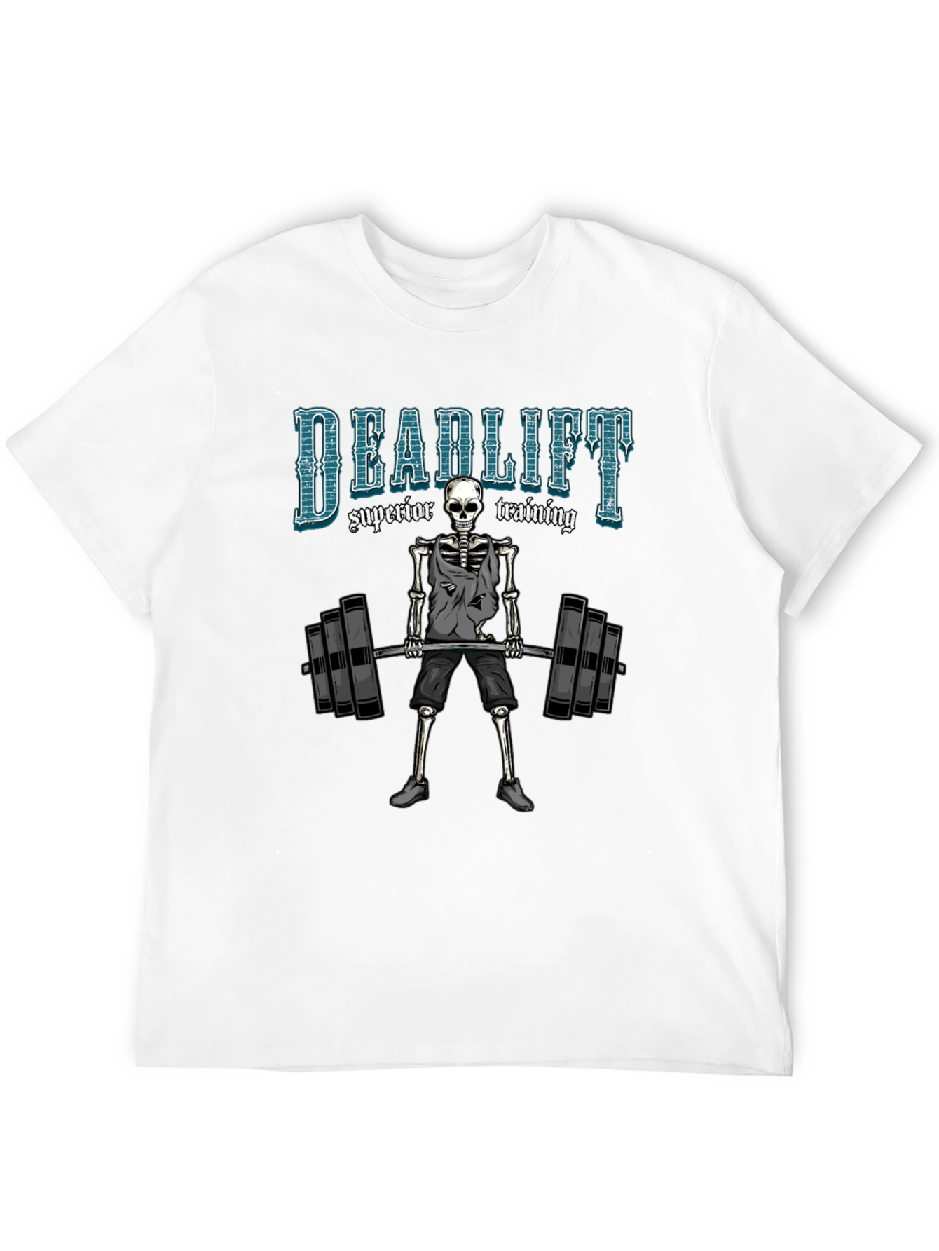 Deadlift Skeleton T-Shirt - Superior Training Gym Tee