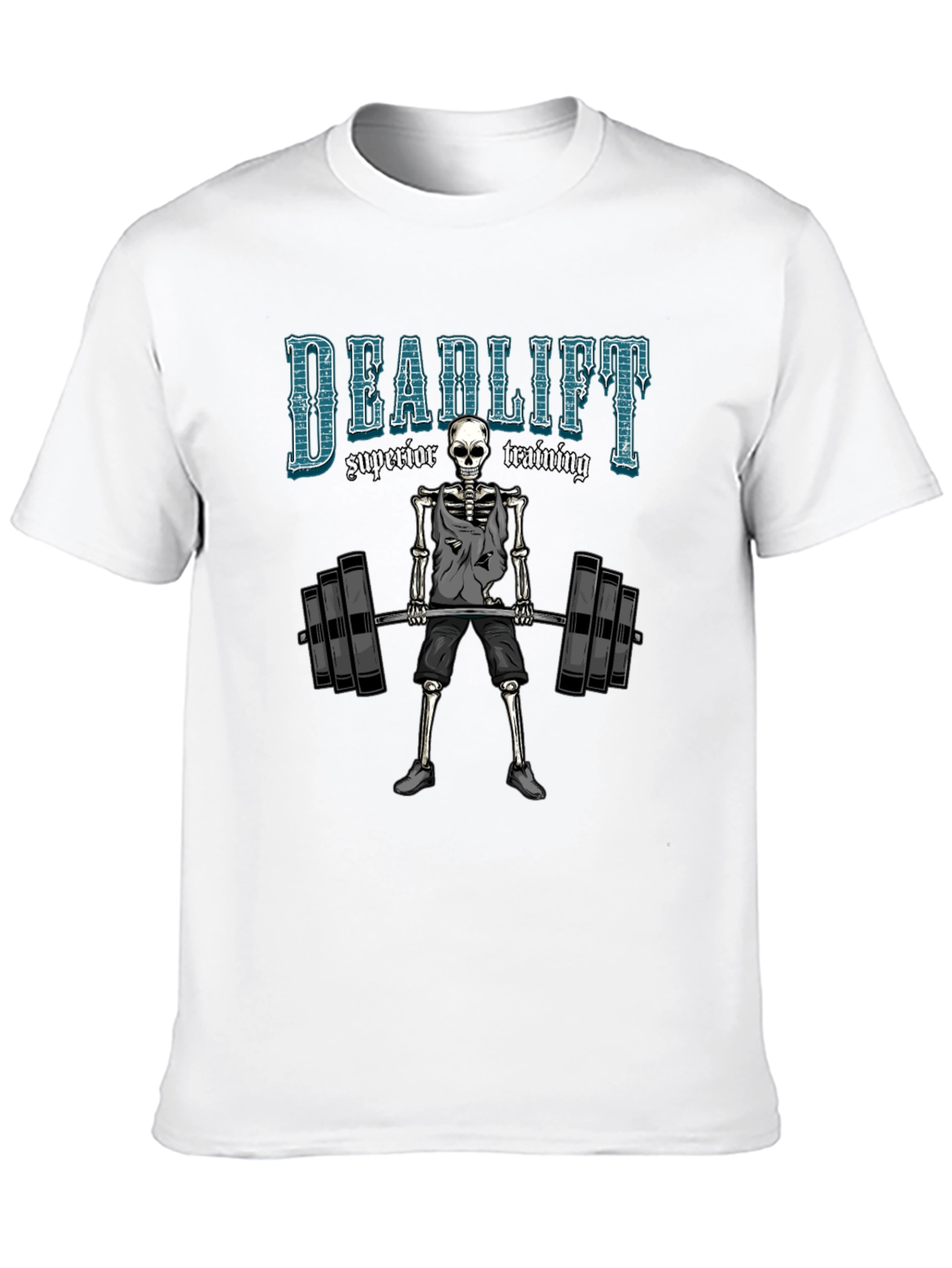 Deadlift Skeleton T-Shirt - Superior Training Gym Tee