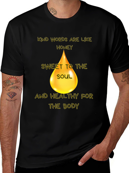 Kind Words Honey Graphic T-Shirt - Soulful & Healthy