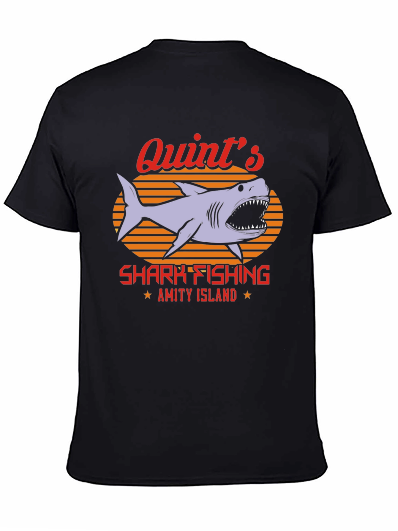 Quints Shark Fishing T-Shirt - Amity Island