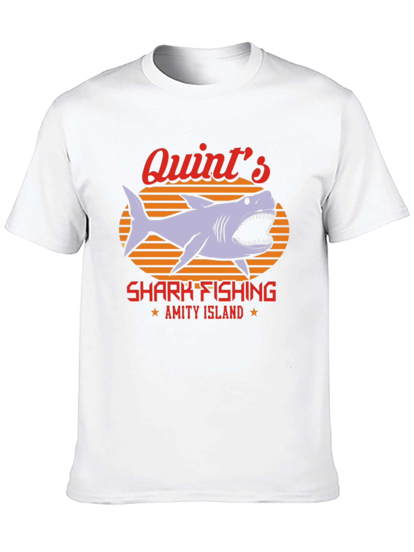 Quints Shark Fishing T-Shirt - Amity Island