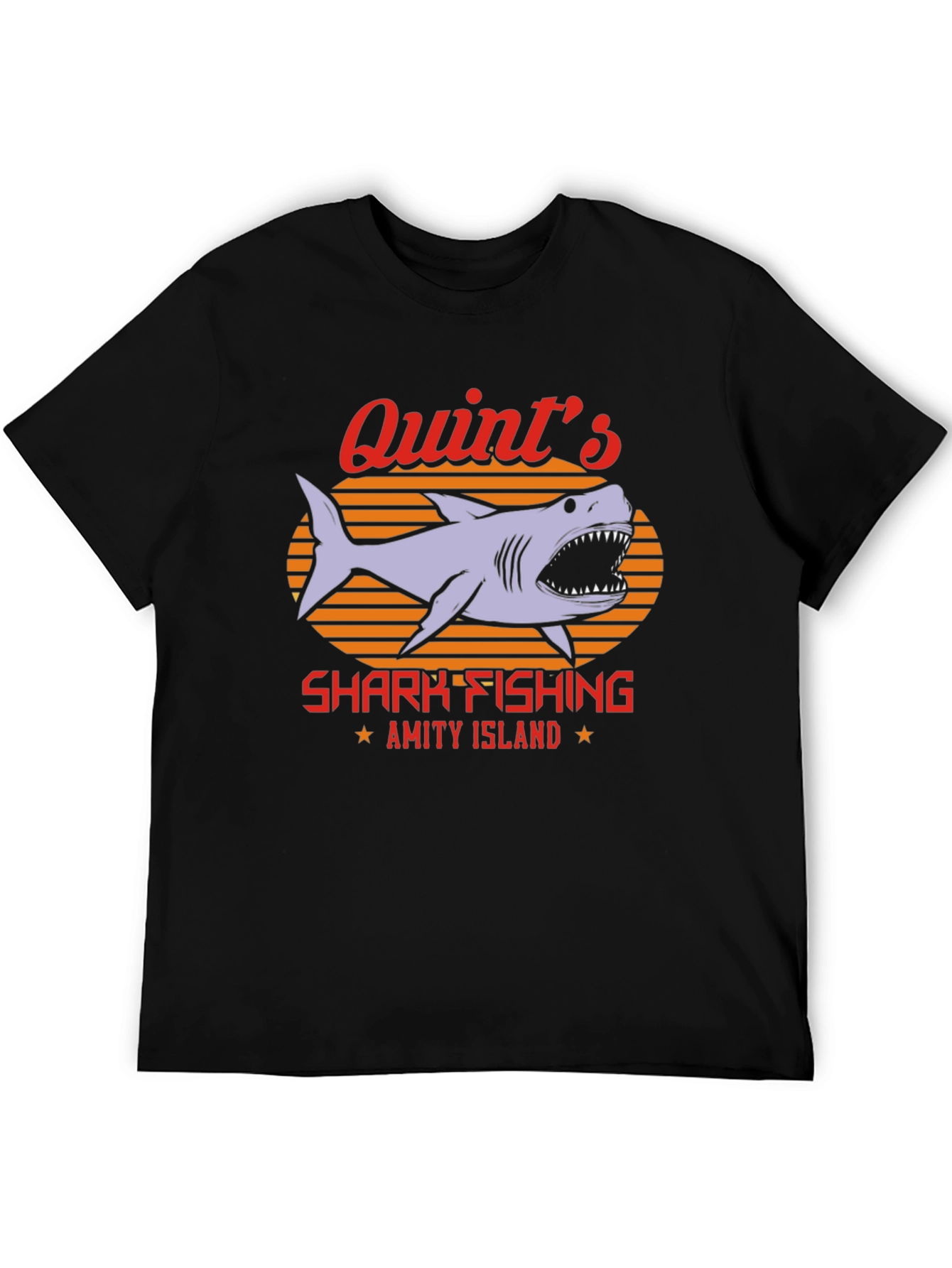 Quints Shark Fishing T-Shirt - Amity Island