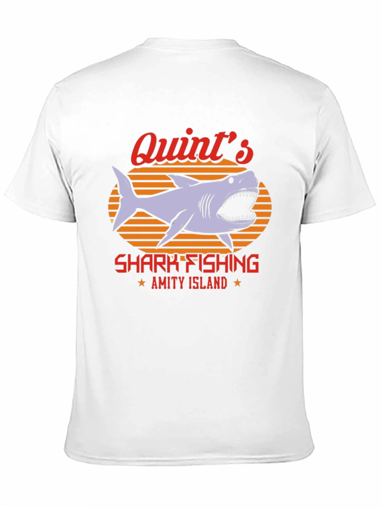 Quints Shark Fishing T-Shirt - Amity Island