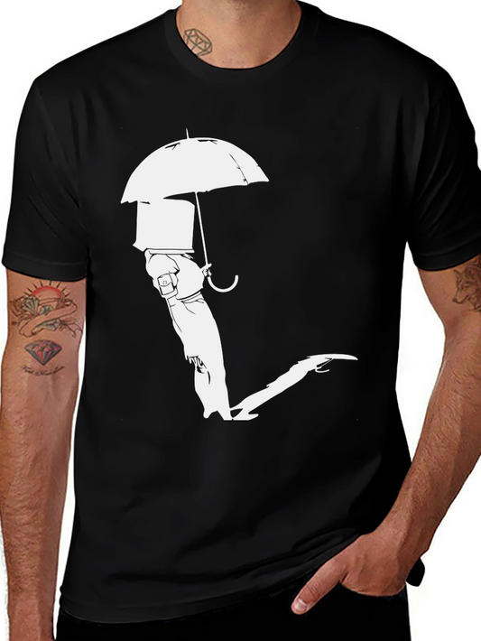 Umbrella Man Graphic Tee - Modern Streetwear