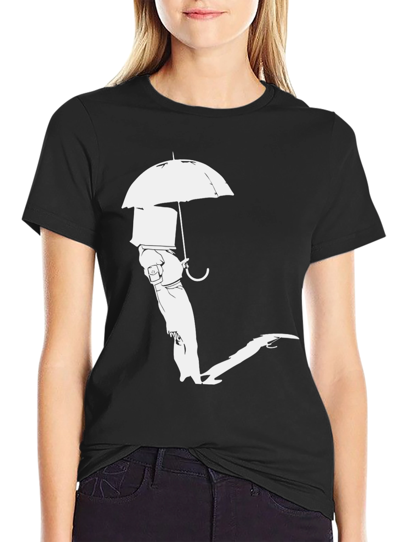 Umbrella Man Graphic Tee - Modern Streetwear