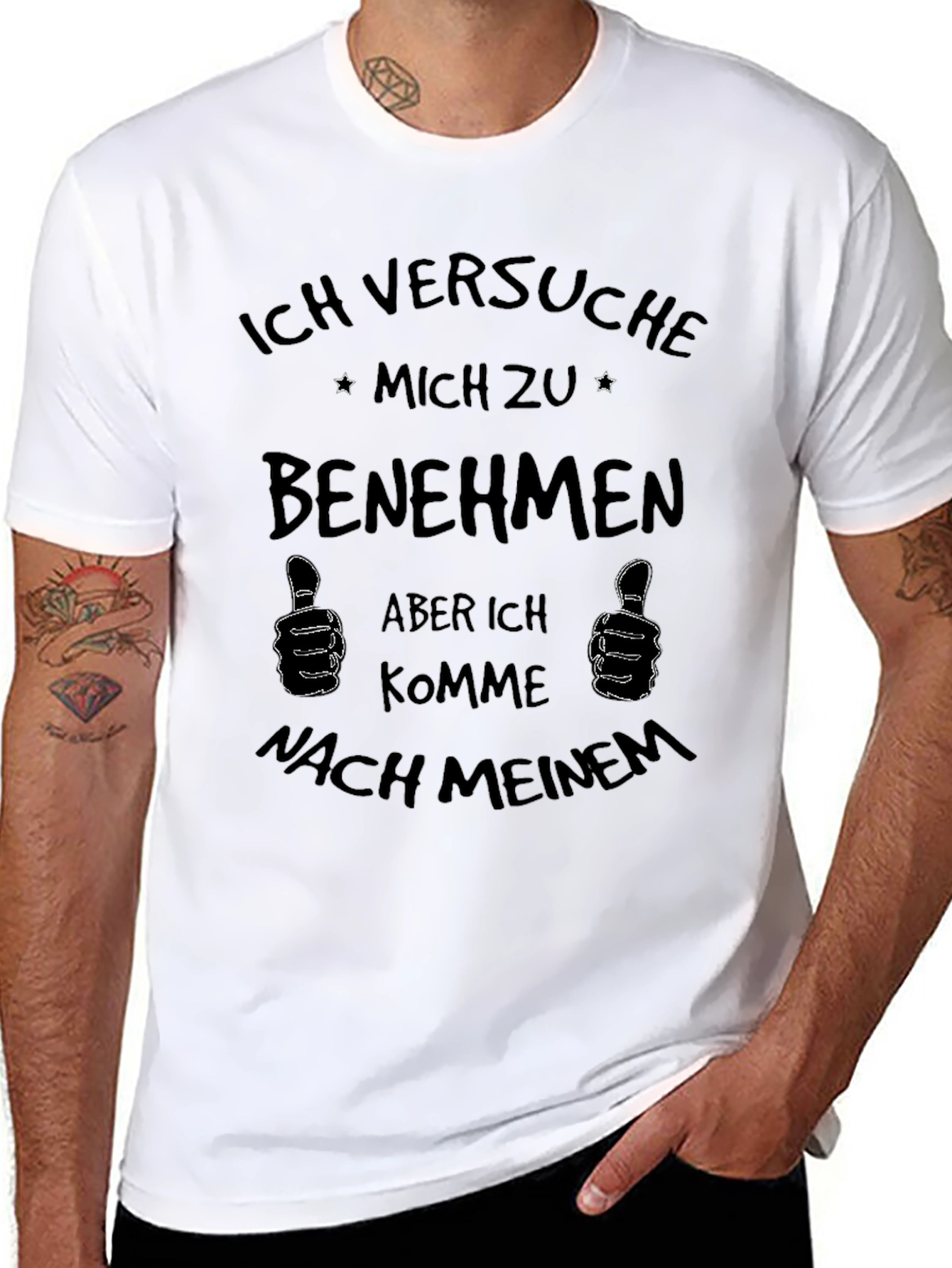 Ich Versuche Zu Benehmen T-Shirt