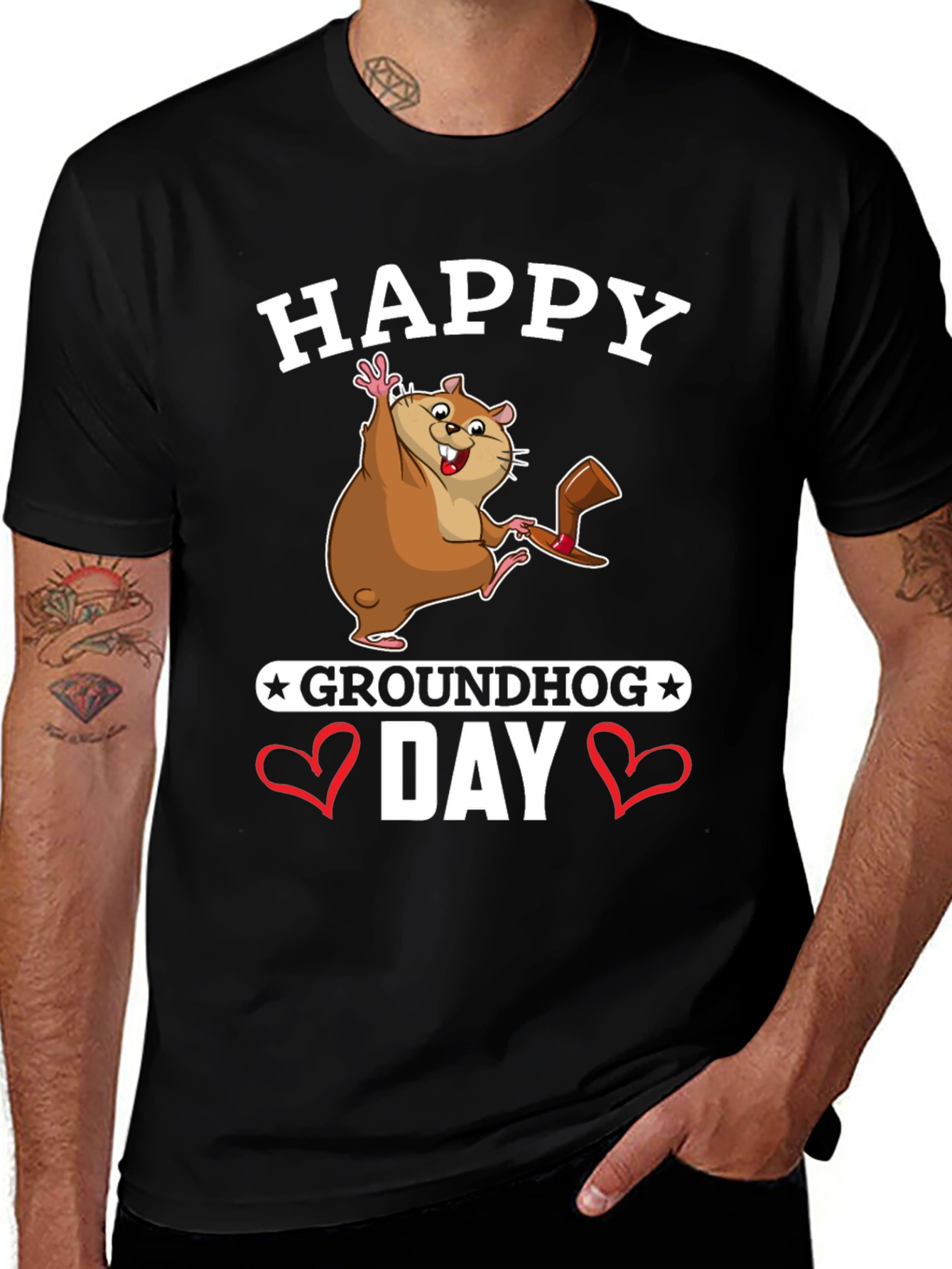 Happy Groundhog Day T-Shirt