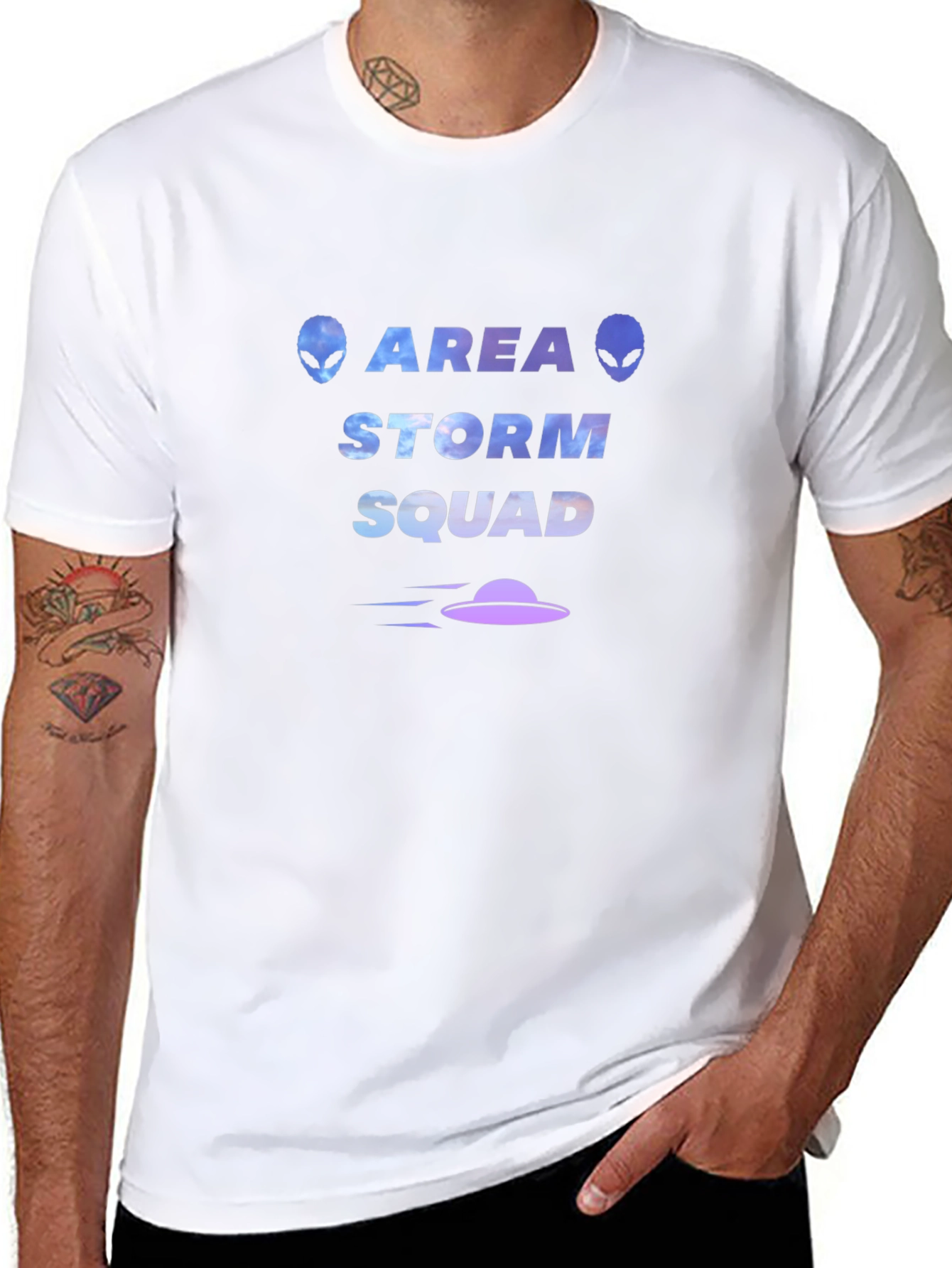 Area Storm Squad T-Shirt - Black Graphic Tee