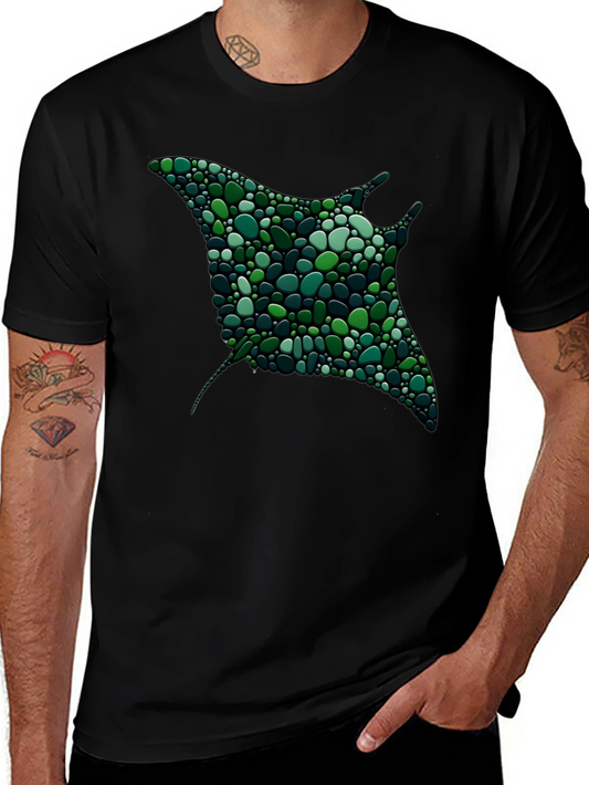 Abstract Stingray Graphic Tee