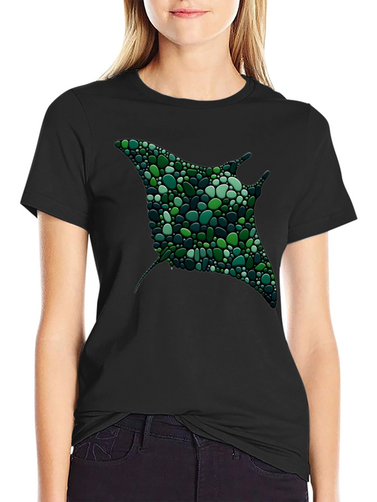 Abstract Stingray Graphic Tee