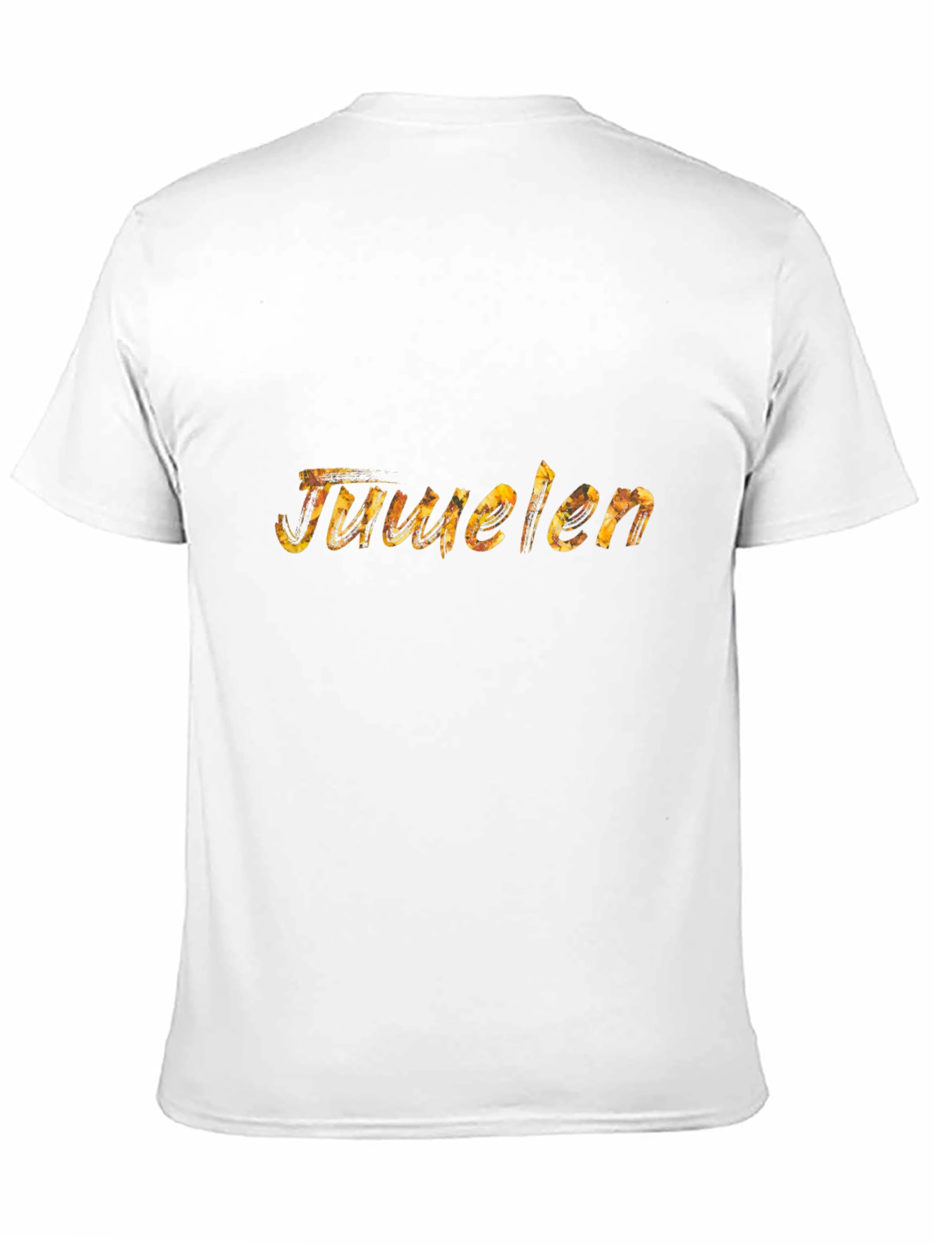 Juuelen Black Graphic Tee for Men