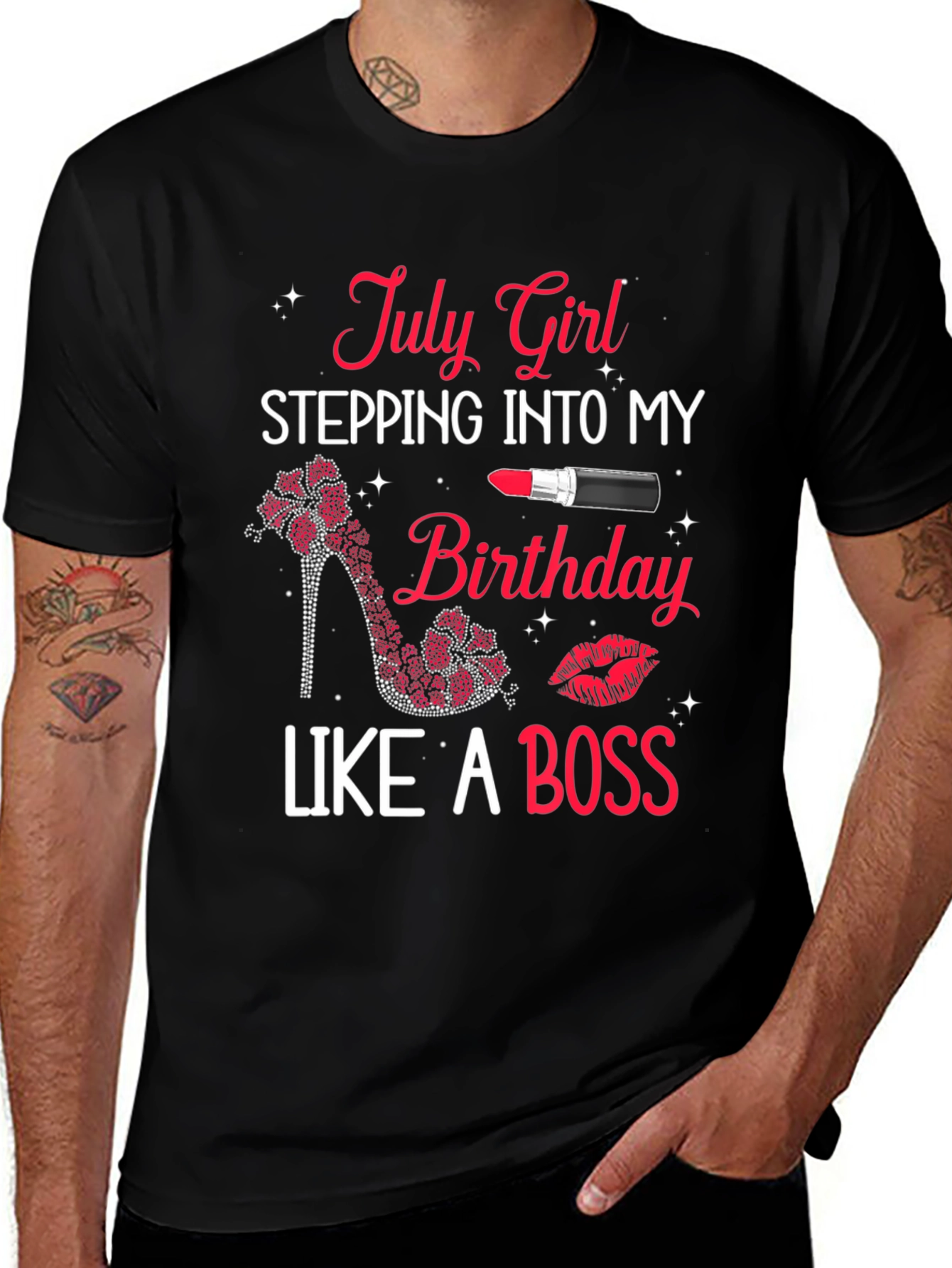July Girl Birthday Boss T-Shirt