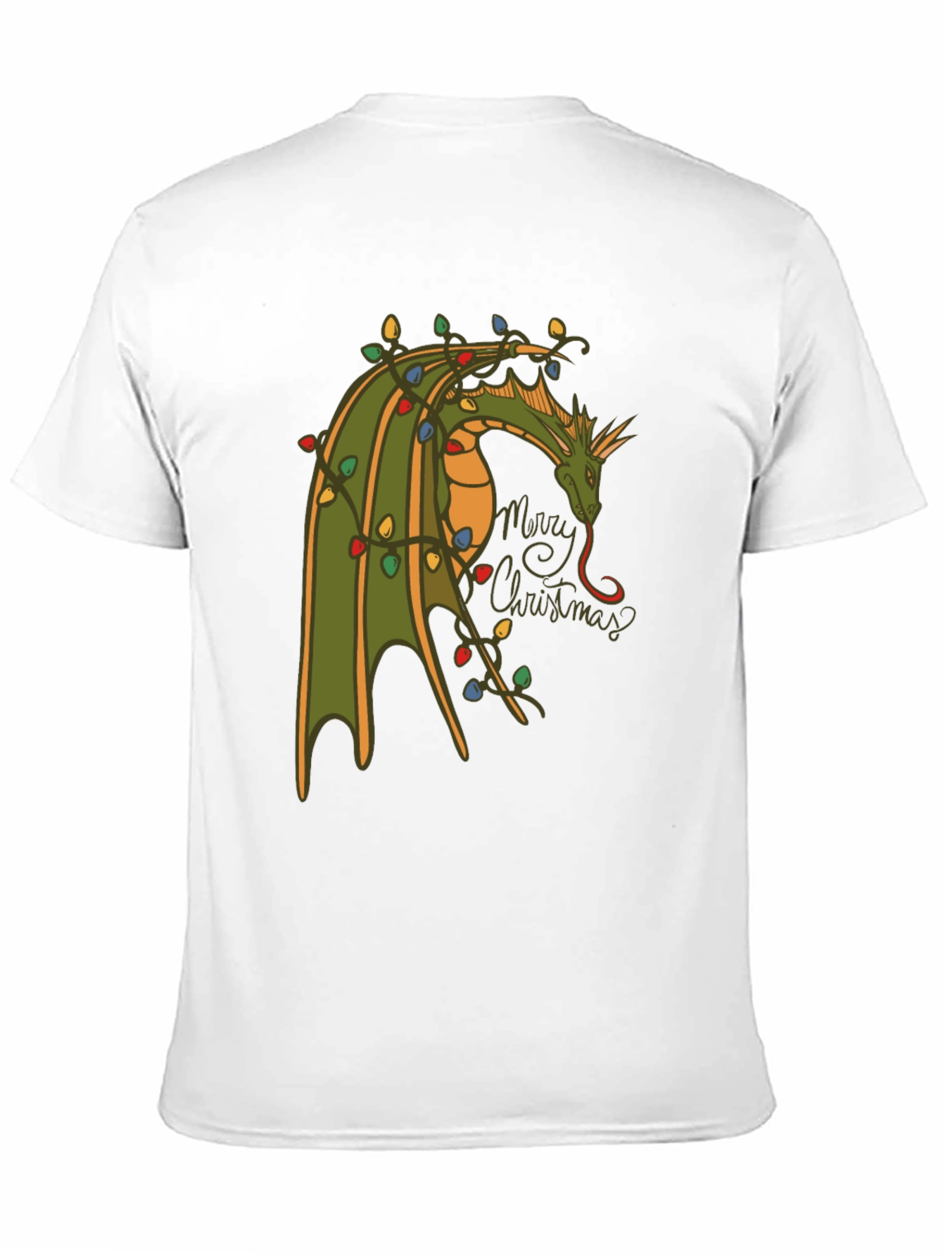 Dragon Merry Christmas T-Shirt - Holiday Tee