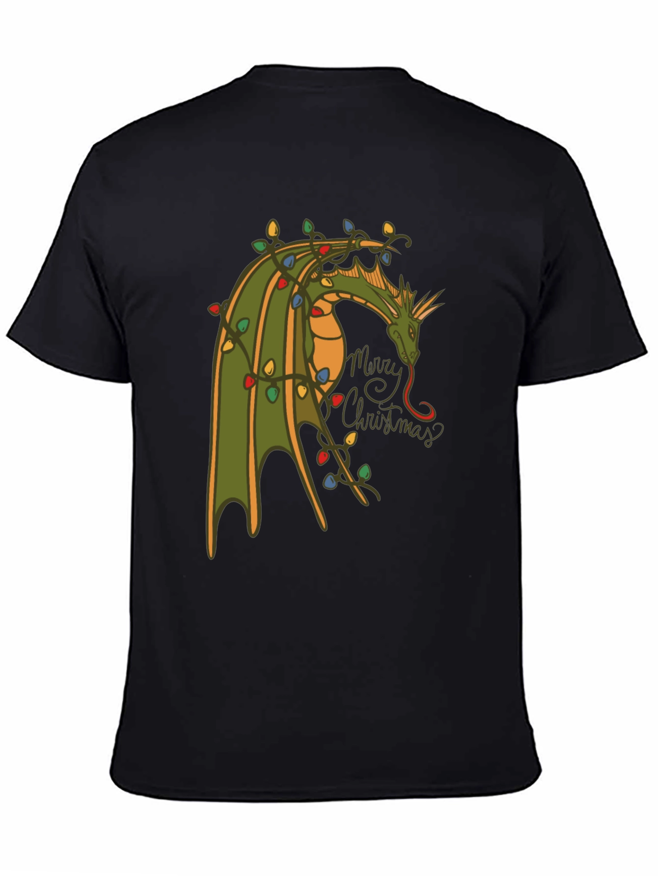 Dragon Merry Christmas T-Shirt - Holiday Tee