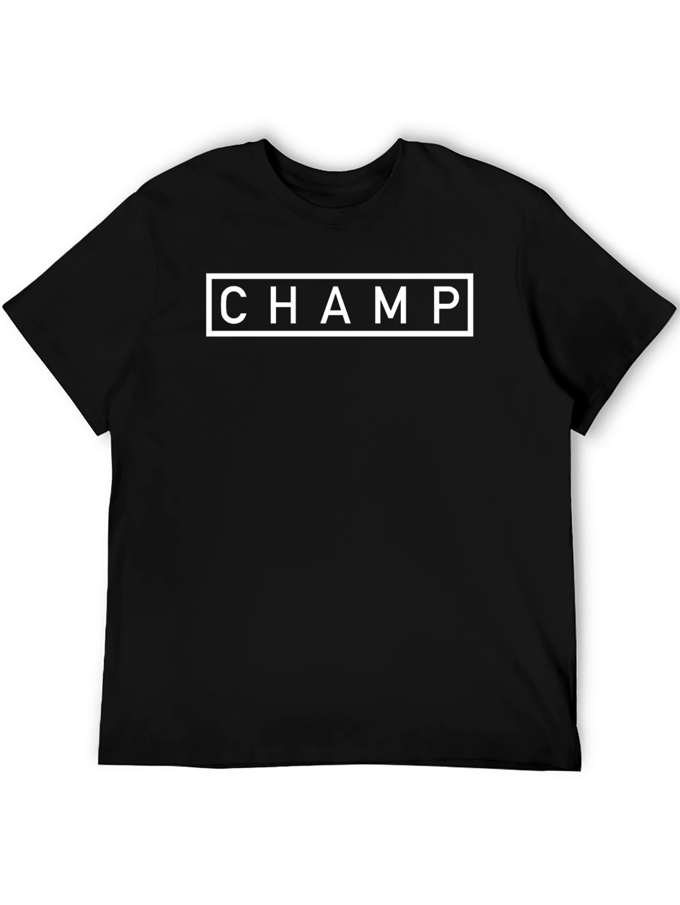 CHAMP Graphic Tee - Black Short Sleeve T-Shirt