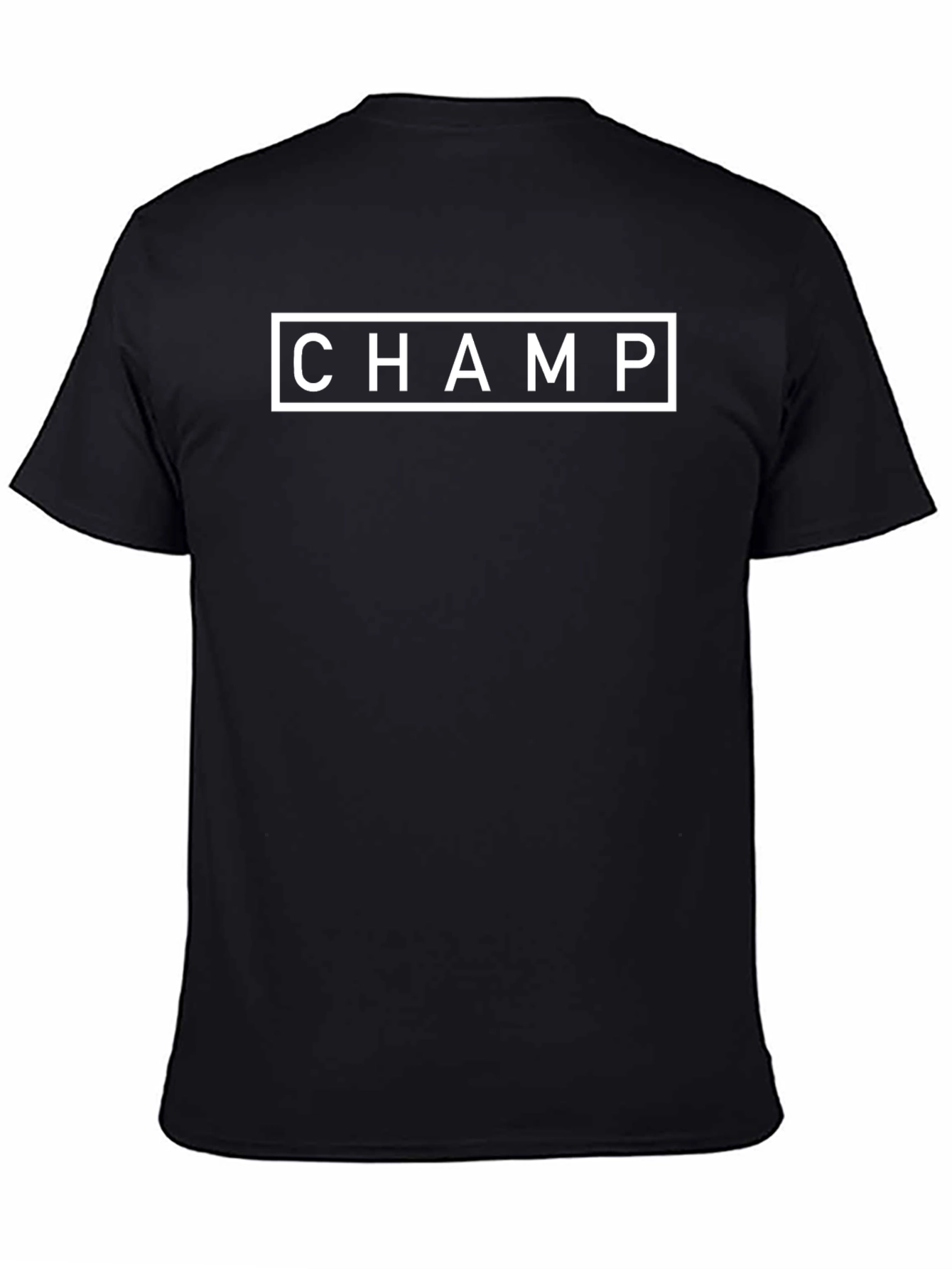 CHAMP Graphic Tee - Black Short Sleeve T-Shirt