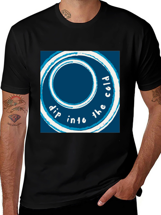 Dip Into The Cold Graphic T-Shirt - Black