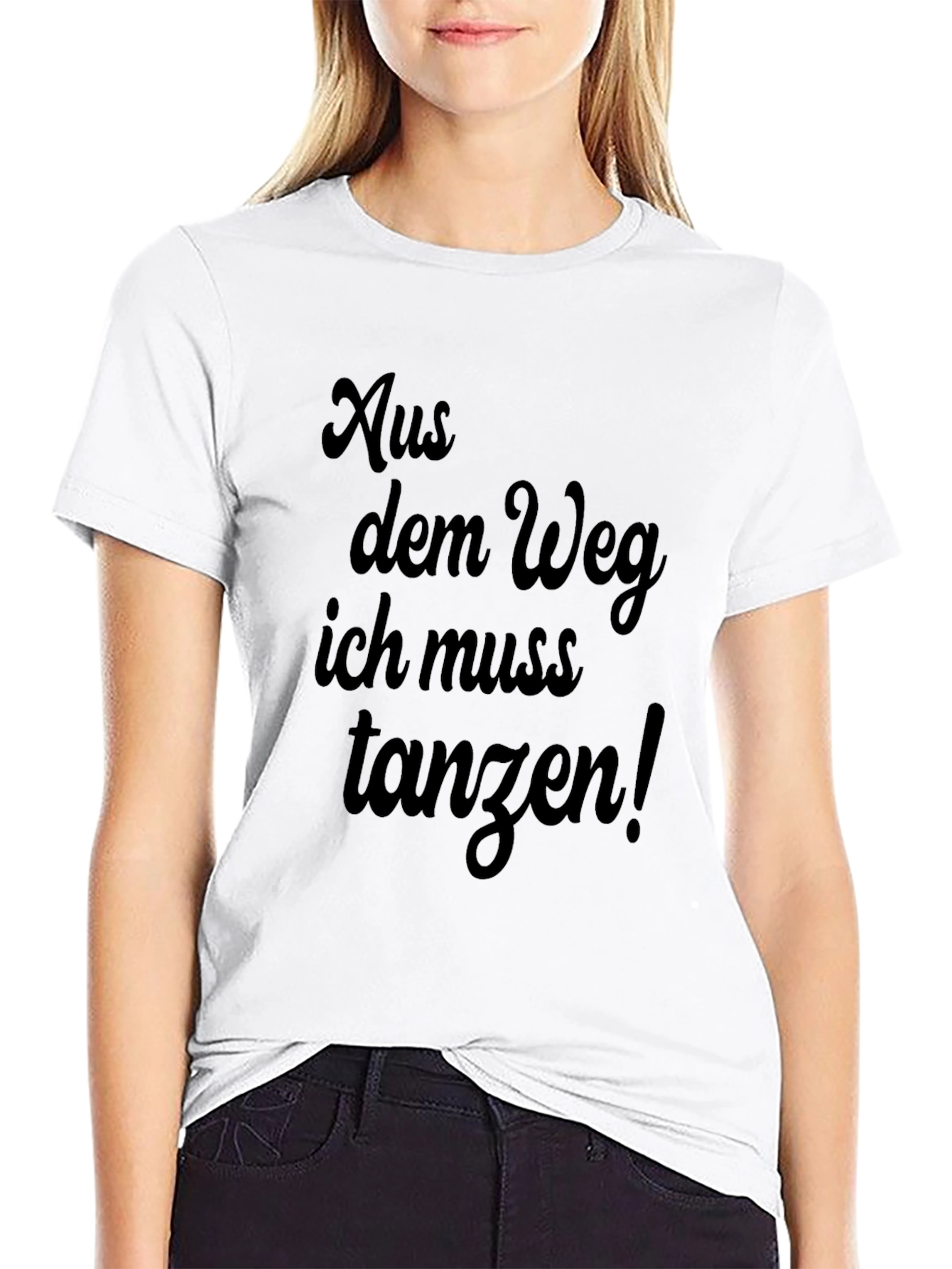 Aus dem Weg T-Shirt - Funny German Dance Tee