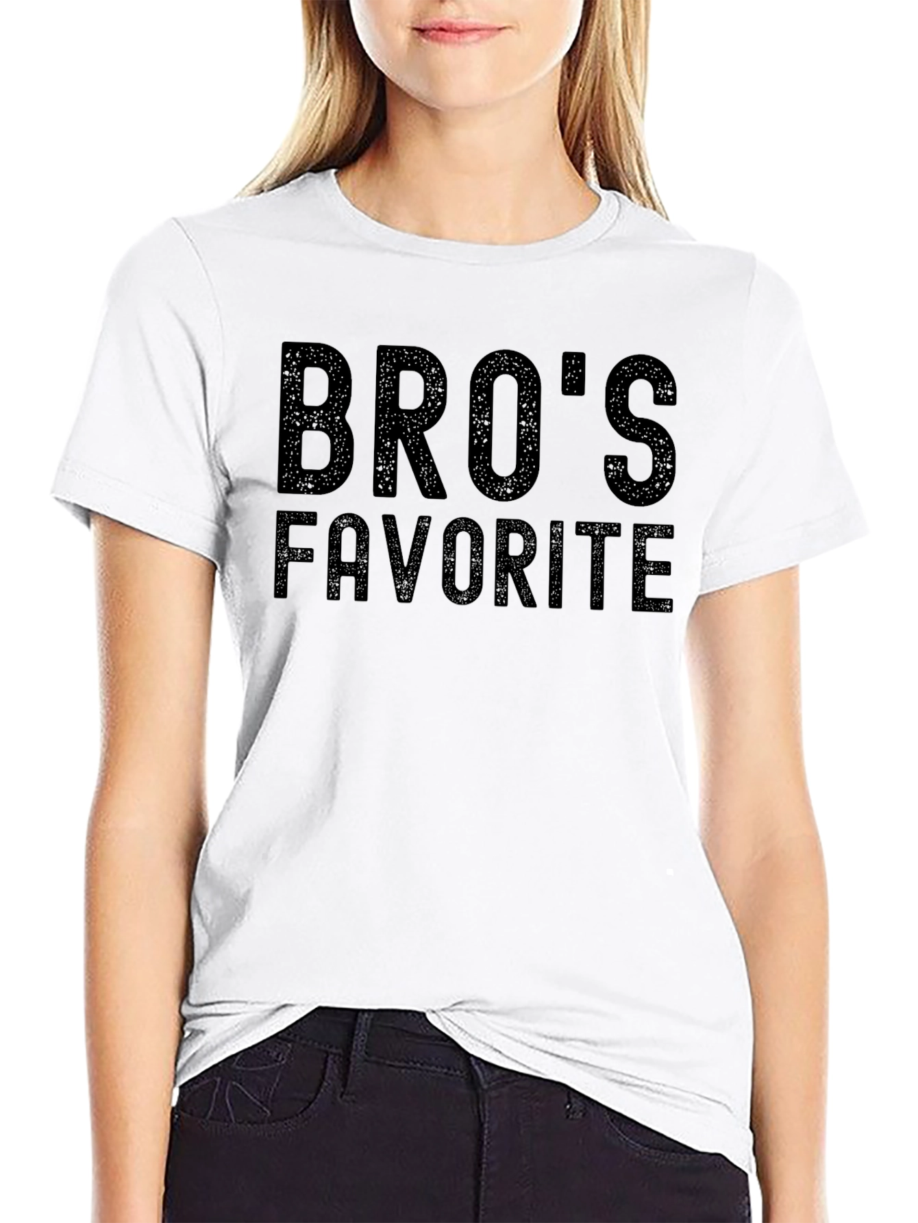 Bros Favorite Graphic T-Shirt - Black Cotton Tee