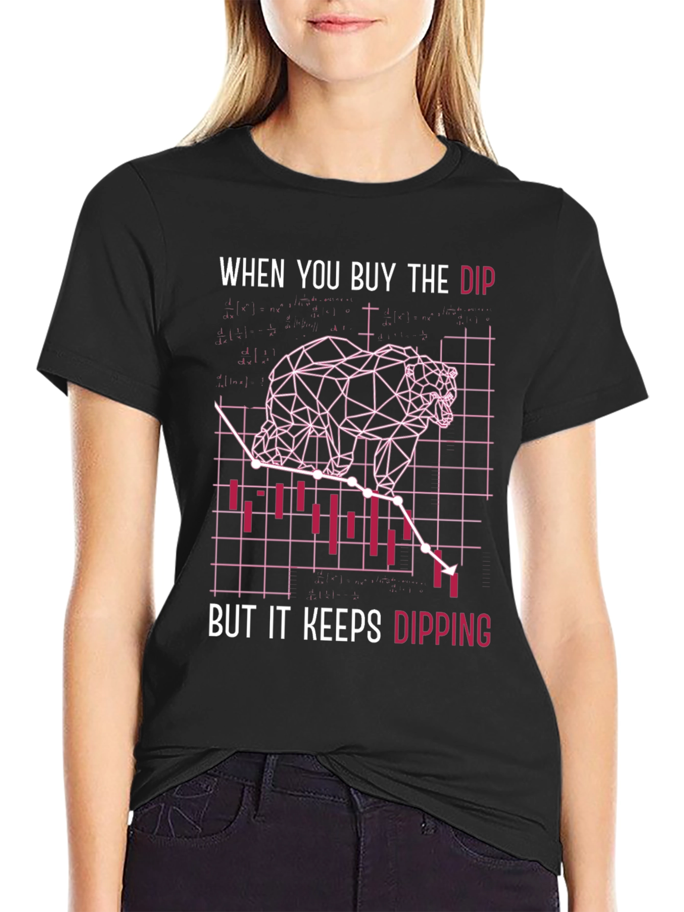 Buy the Dip Stock Market Bear T-Shirt