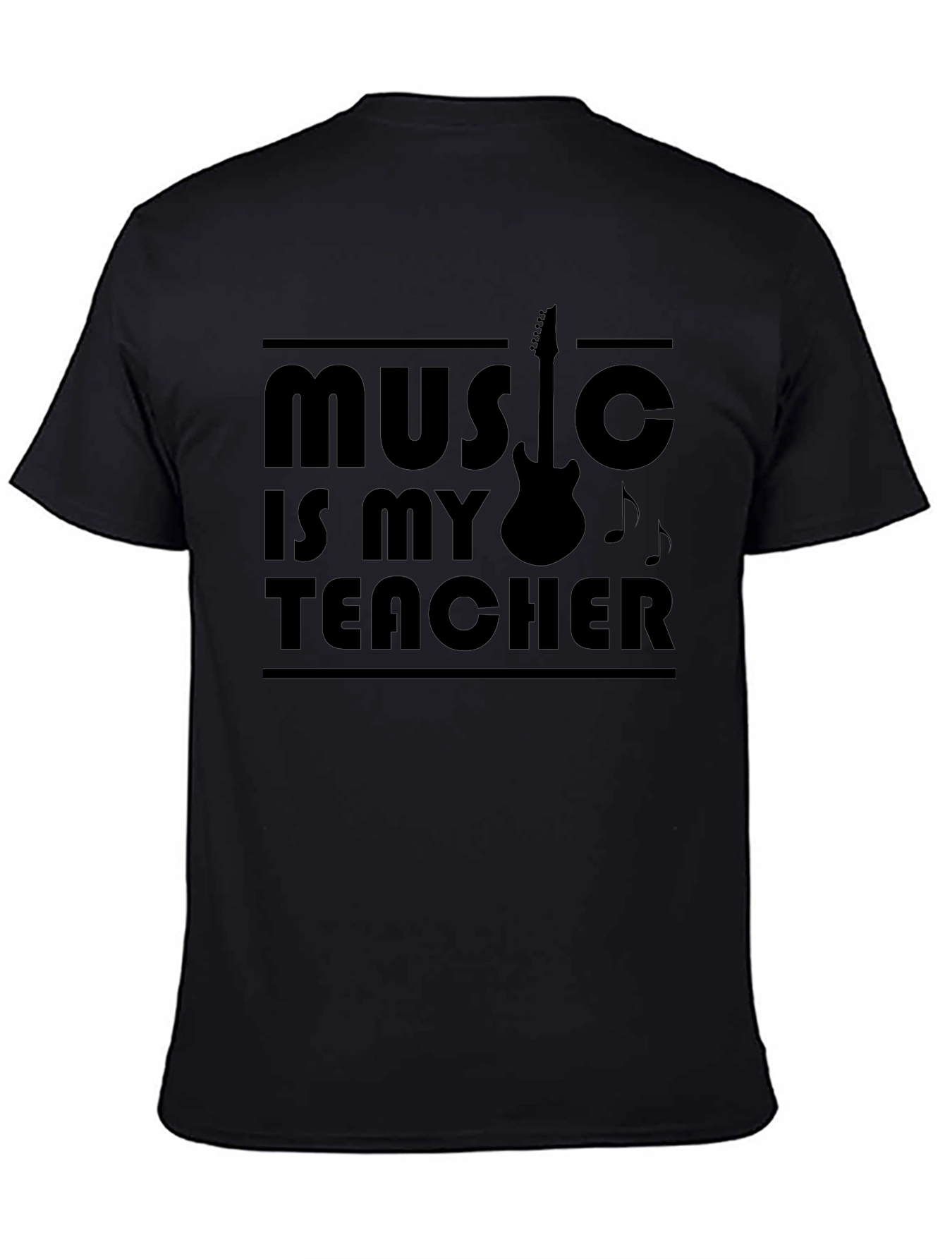Music is My Teacher Graphic T-Shirt