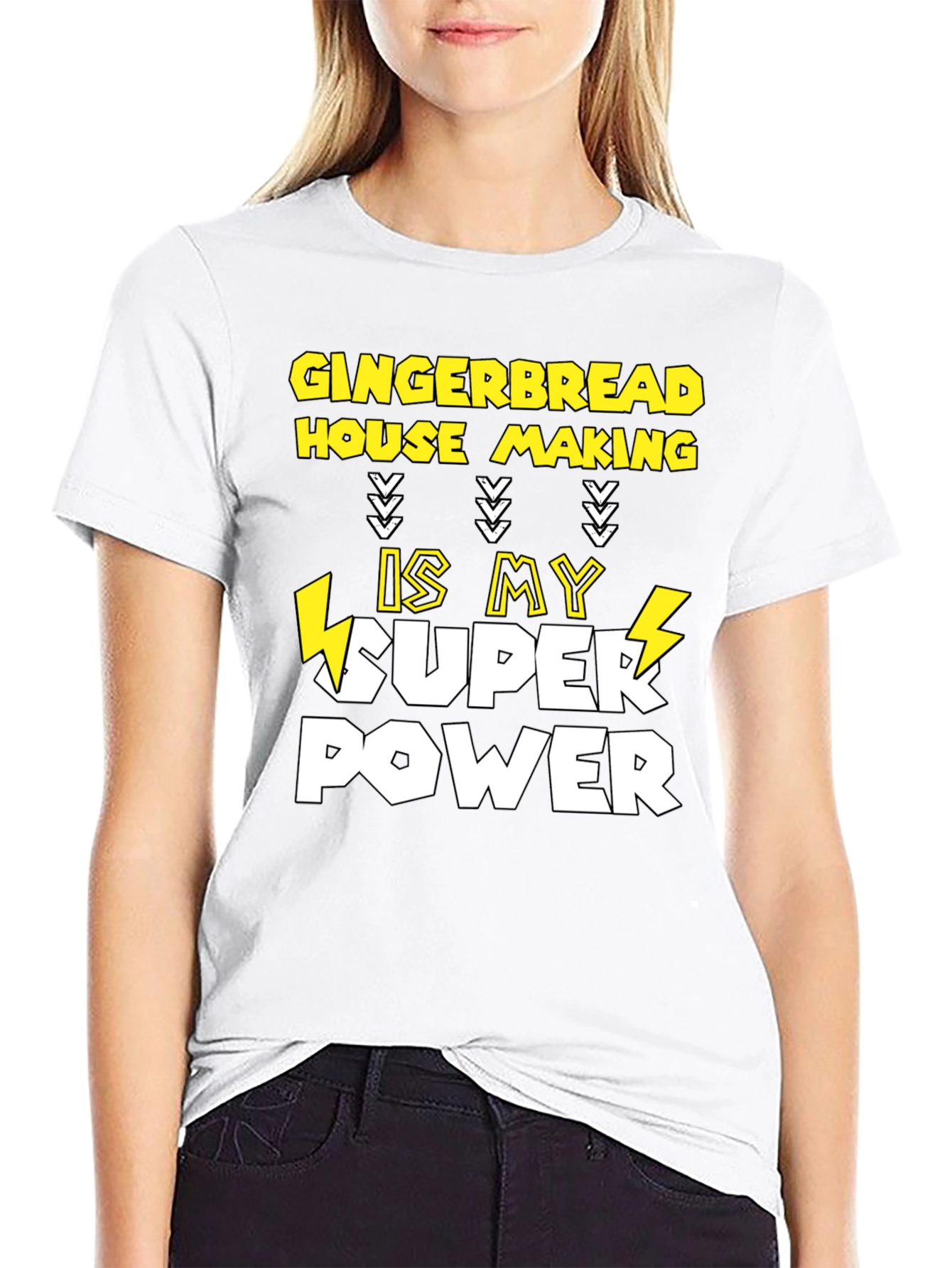 Gingerbread House Making Super Power T-Shirt