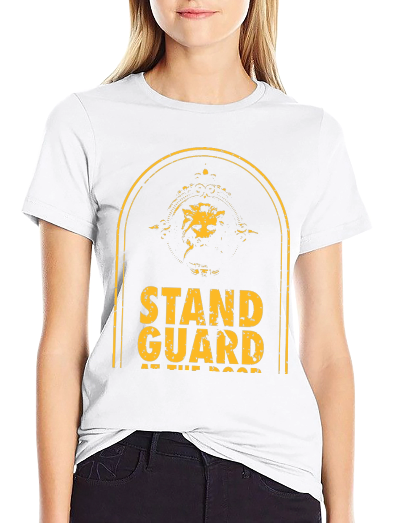 Stand Guard T-Shirt - Lion Graphic Tee