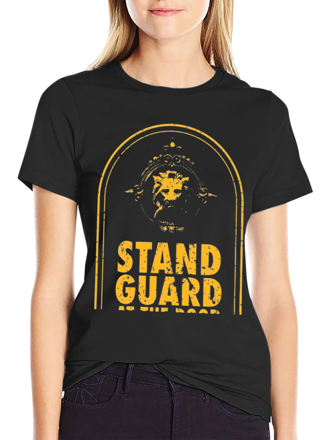 Stand Guard T-Shirt - Lion Graphic Tee