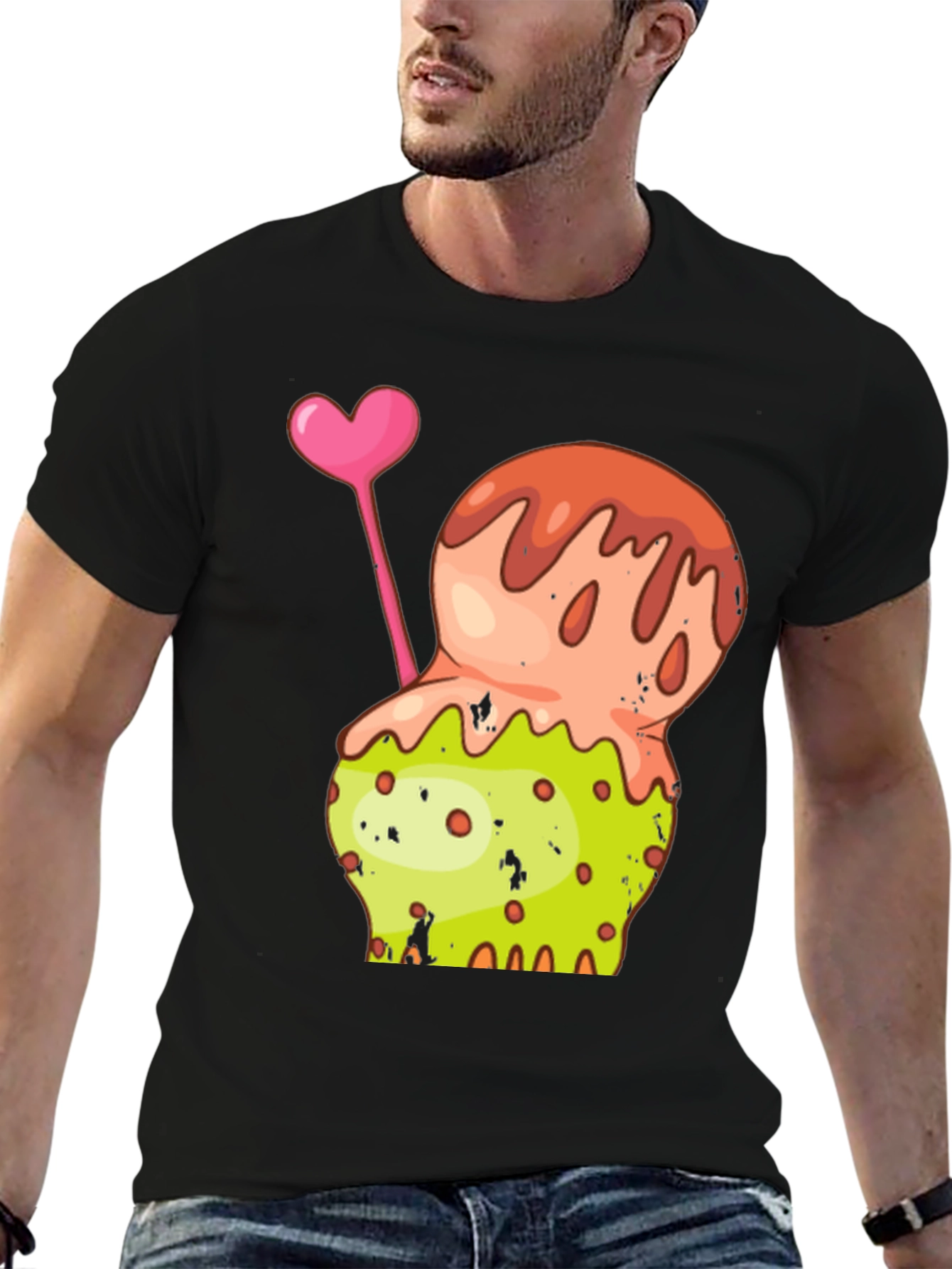 Funky Ice Cream Graphic T-Shirt