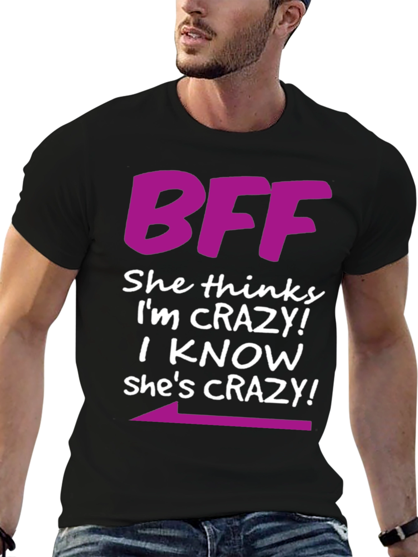 BFF Crazy Matching T-Shirt