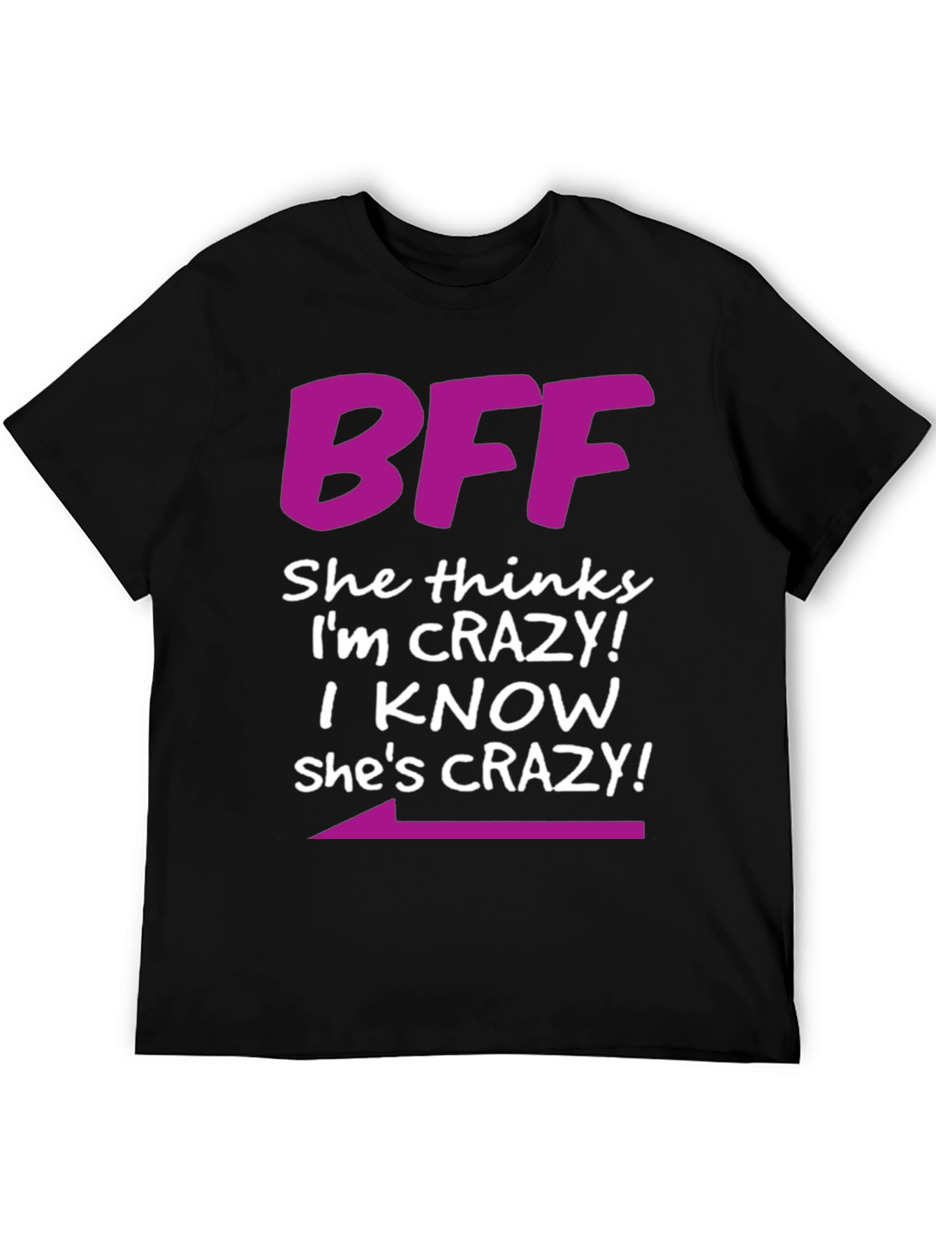 BFF Crazy Matching T-Shirt