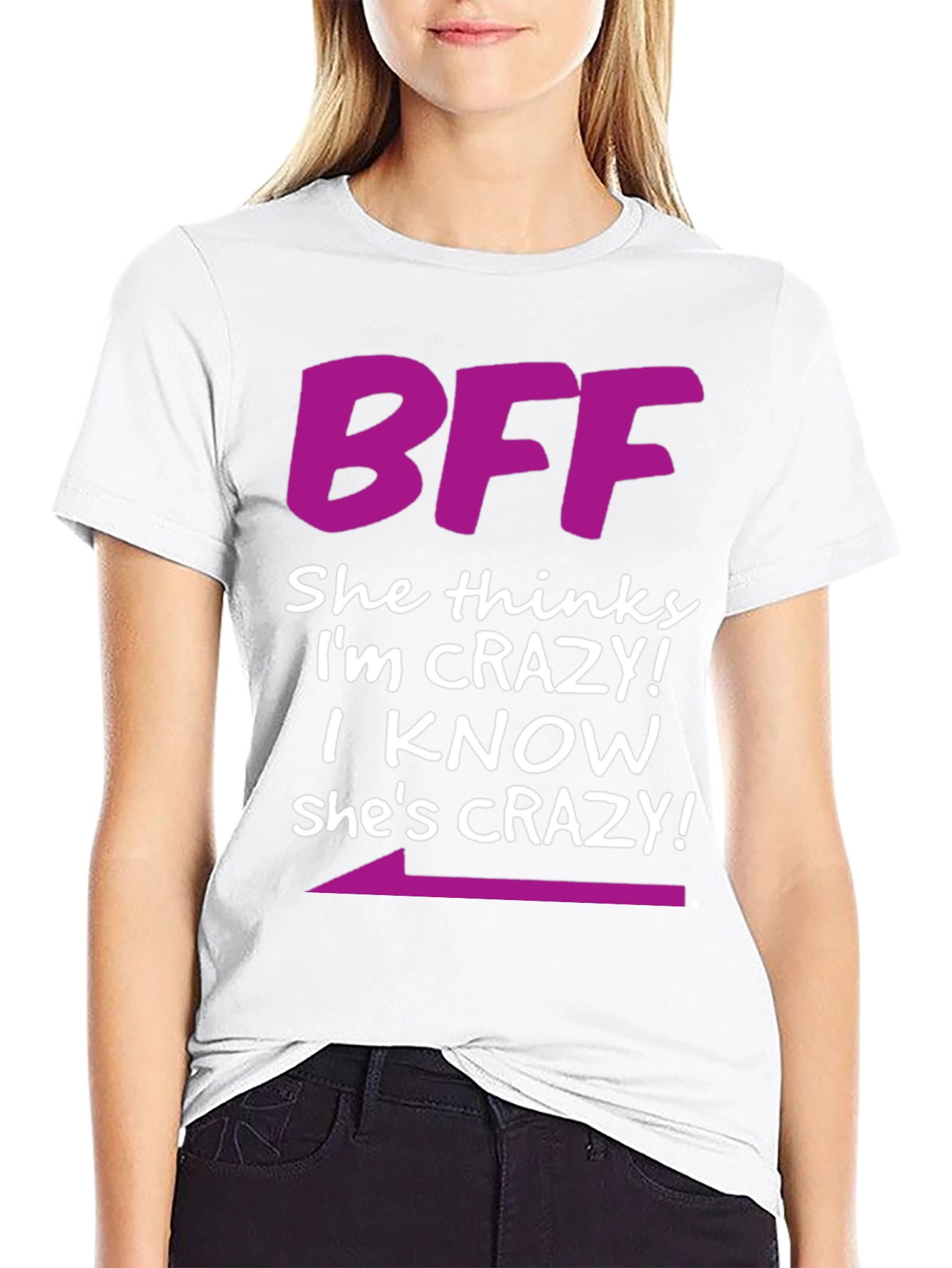 BFF Crazy Matching T-Shirt