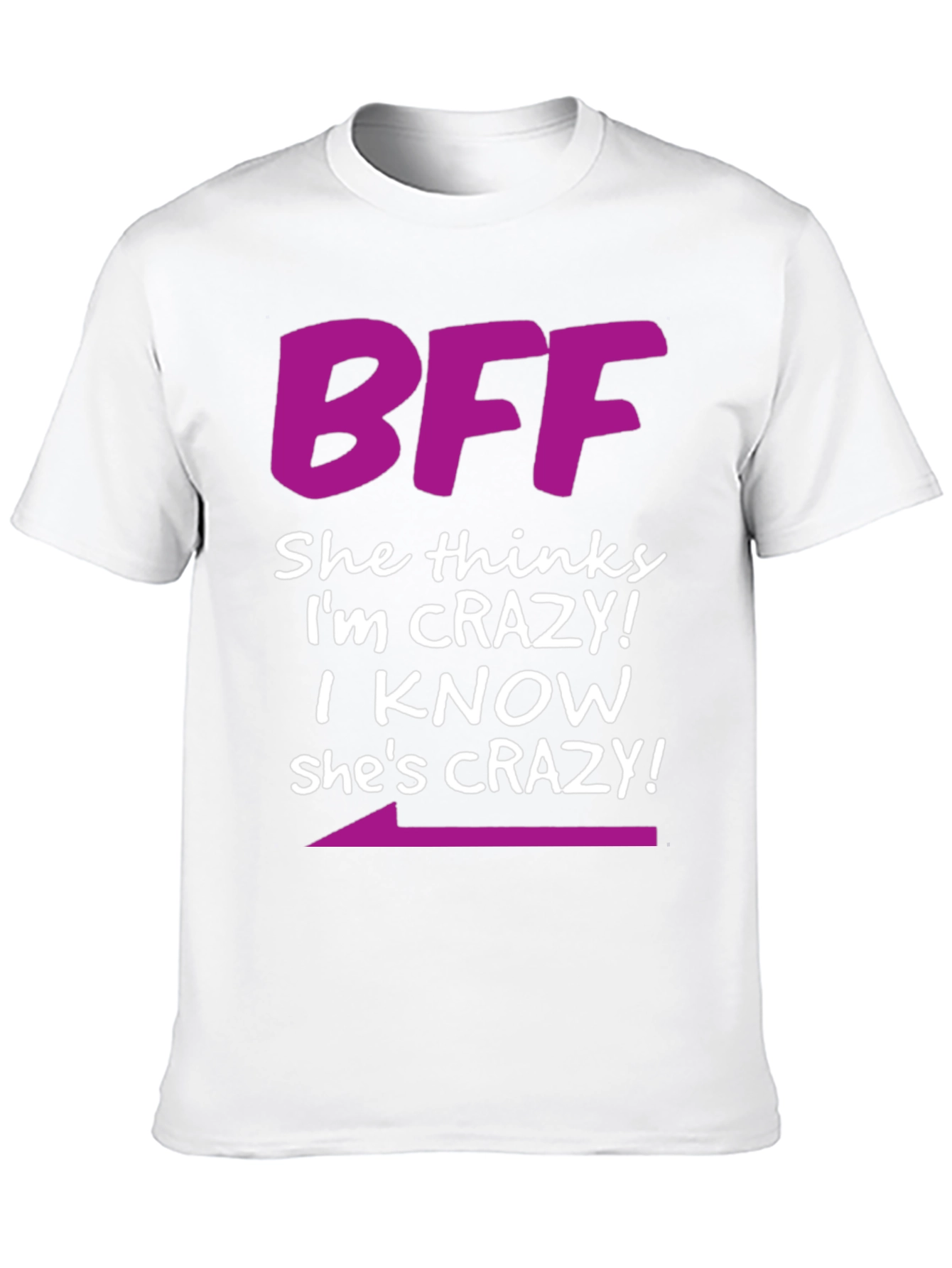 BFF Crazy Matching T-Shirt
