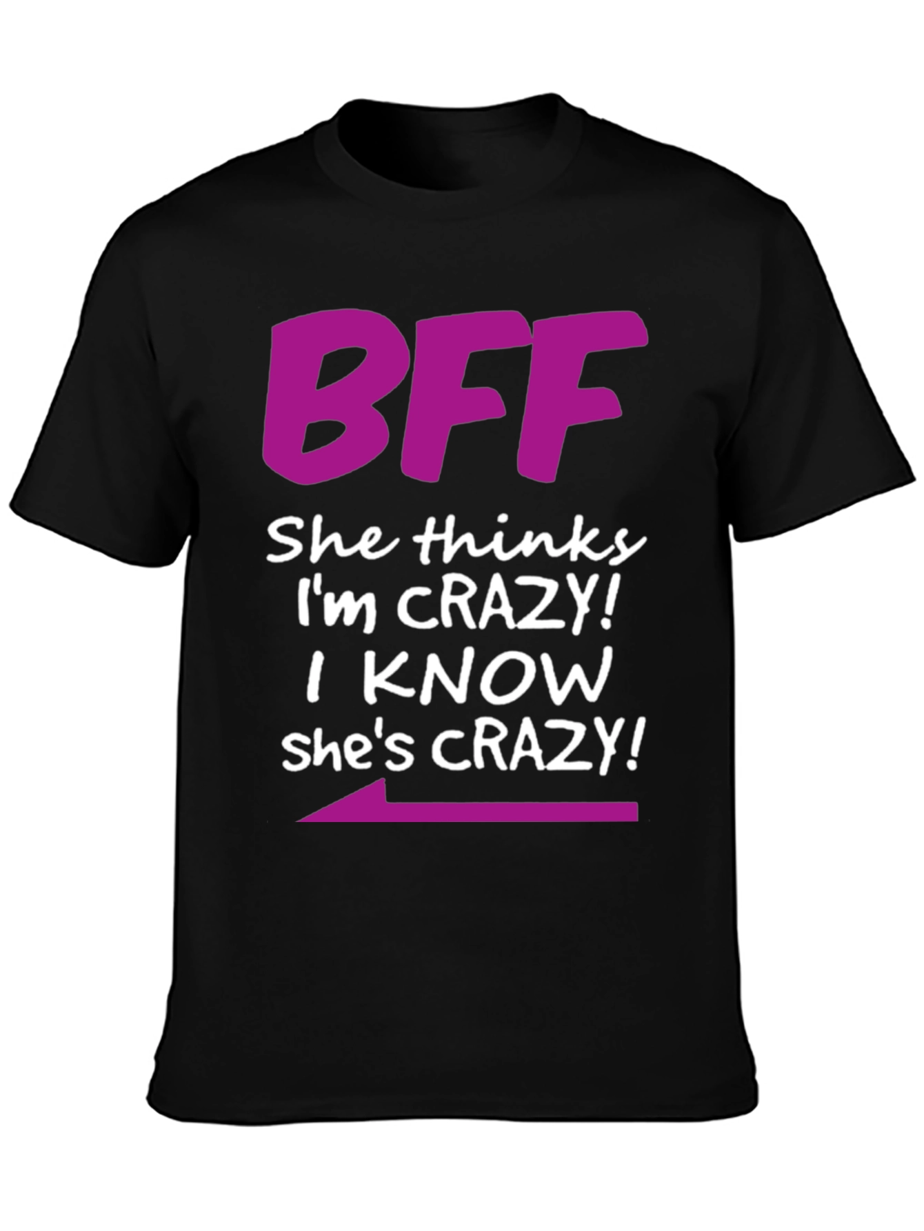 BFF Crazy Matching T-Shirt