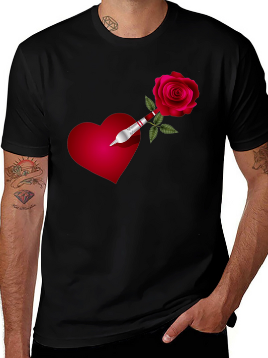 Heart & Rose Dart Graphic Tee