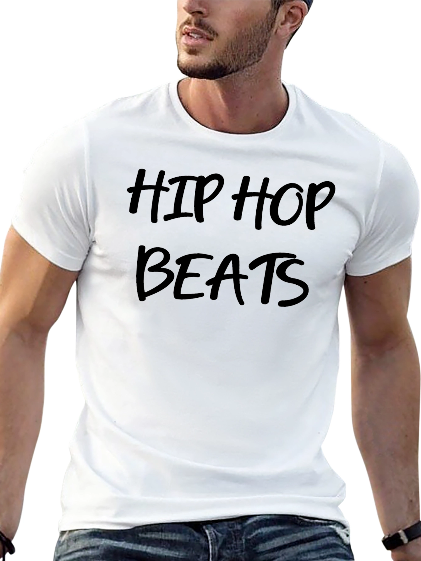 Hip Hop Beats Black T-Shirt
