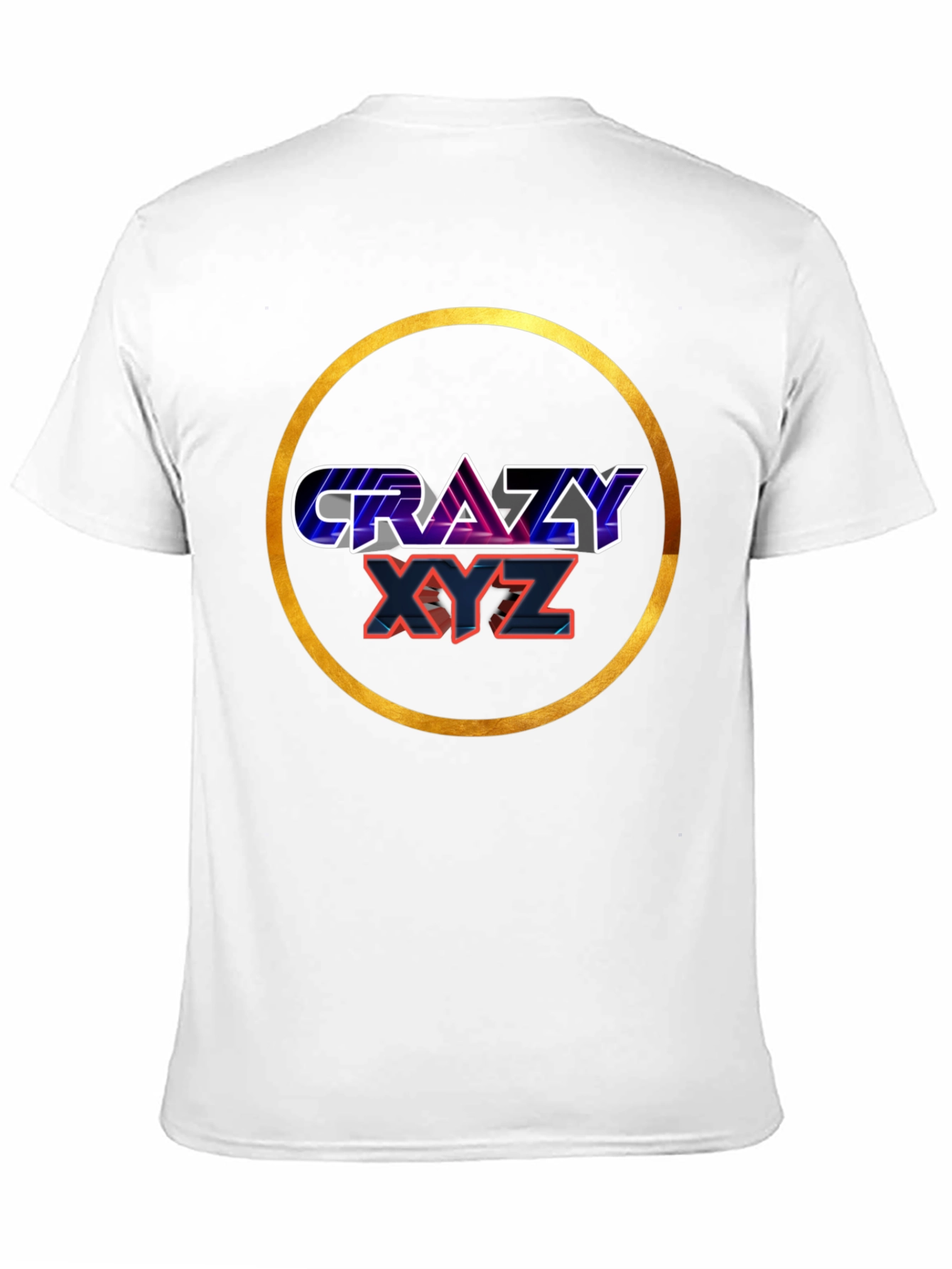 Crazy XYZ Graphic T-Shirt - Black