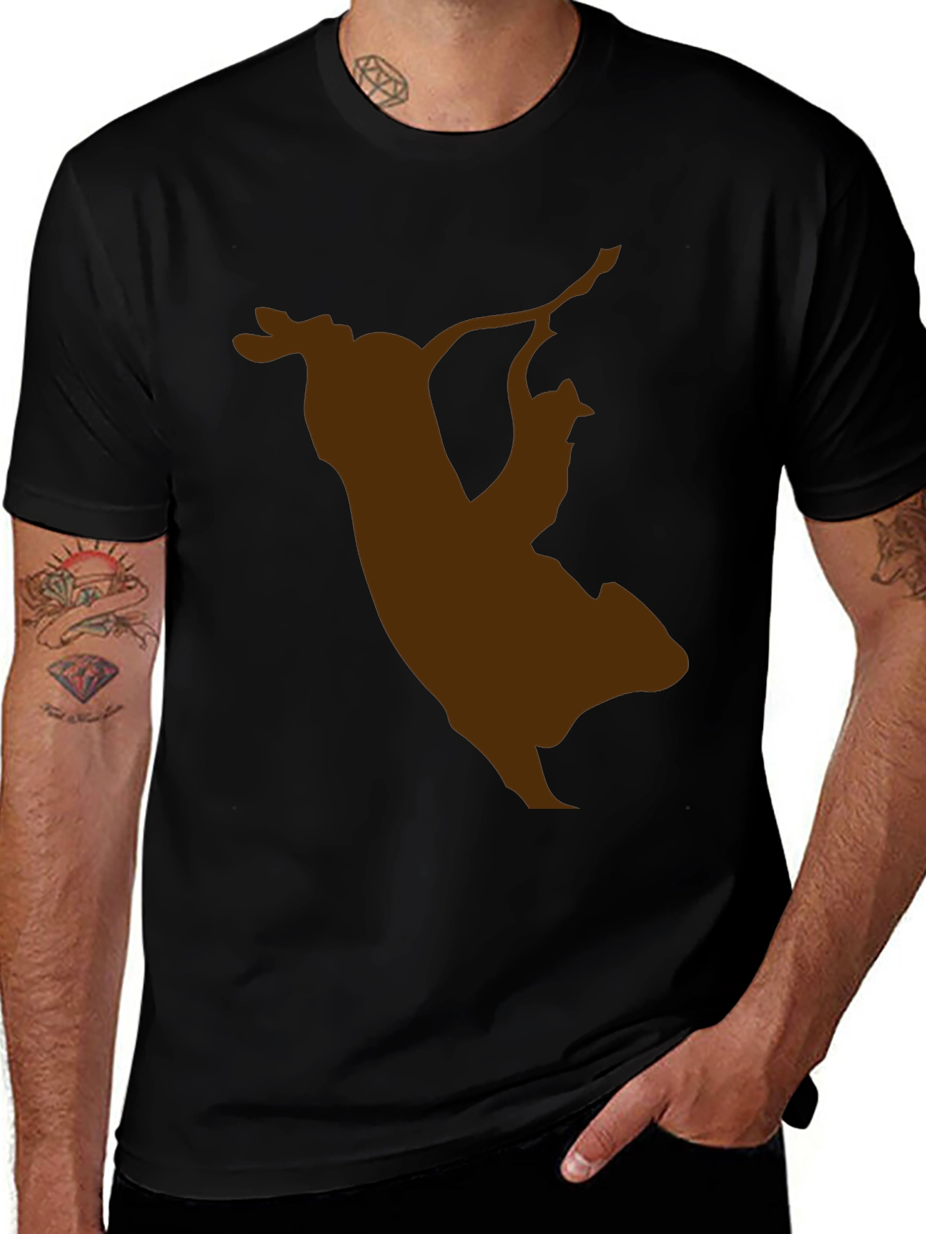 Unique Animal Silhouette Tee
