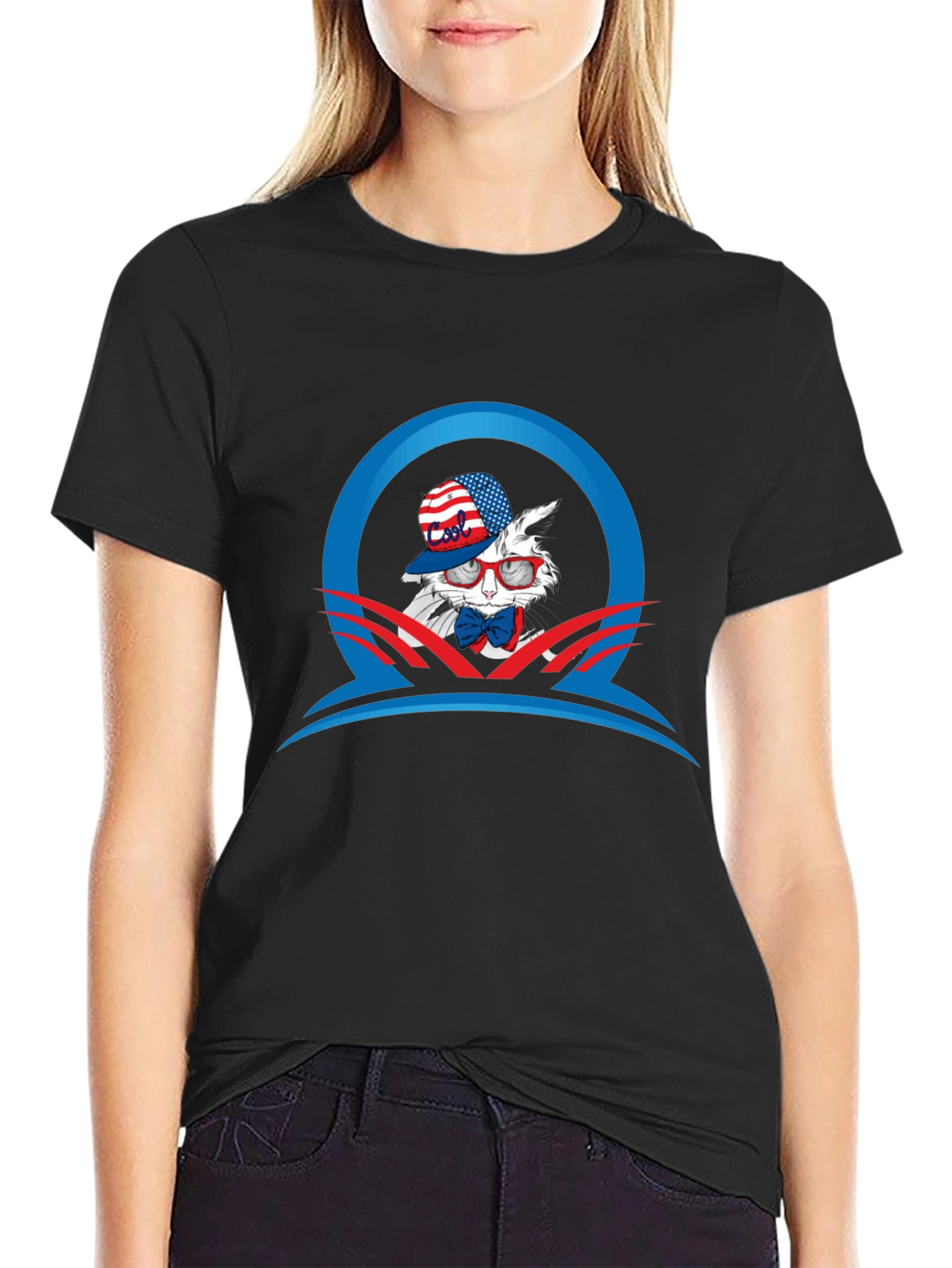 Patriotic Rabbit Graphic Tee