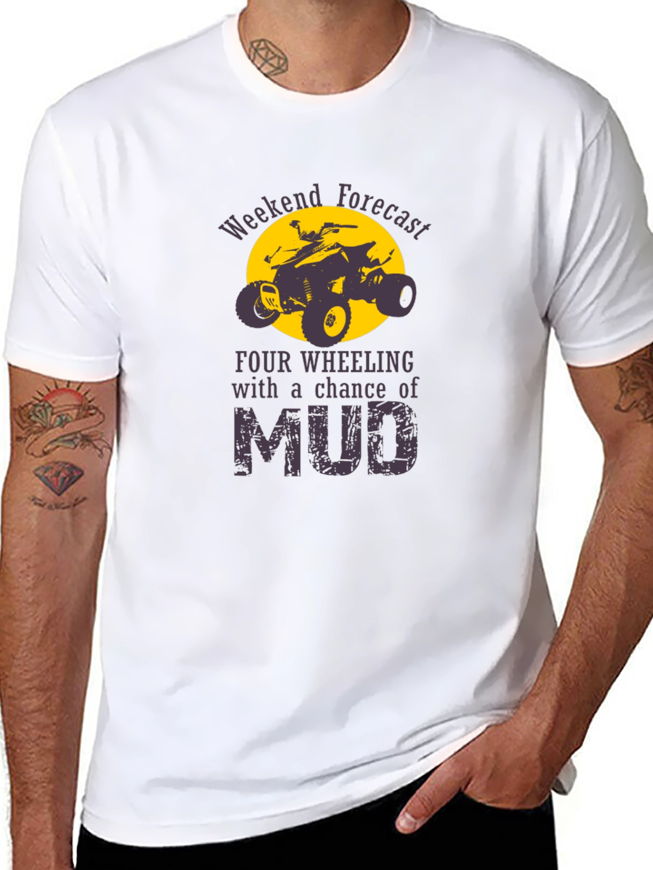Weekend Forecast Four Wheeling T-Shirt