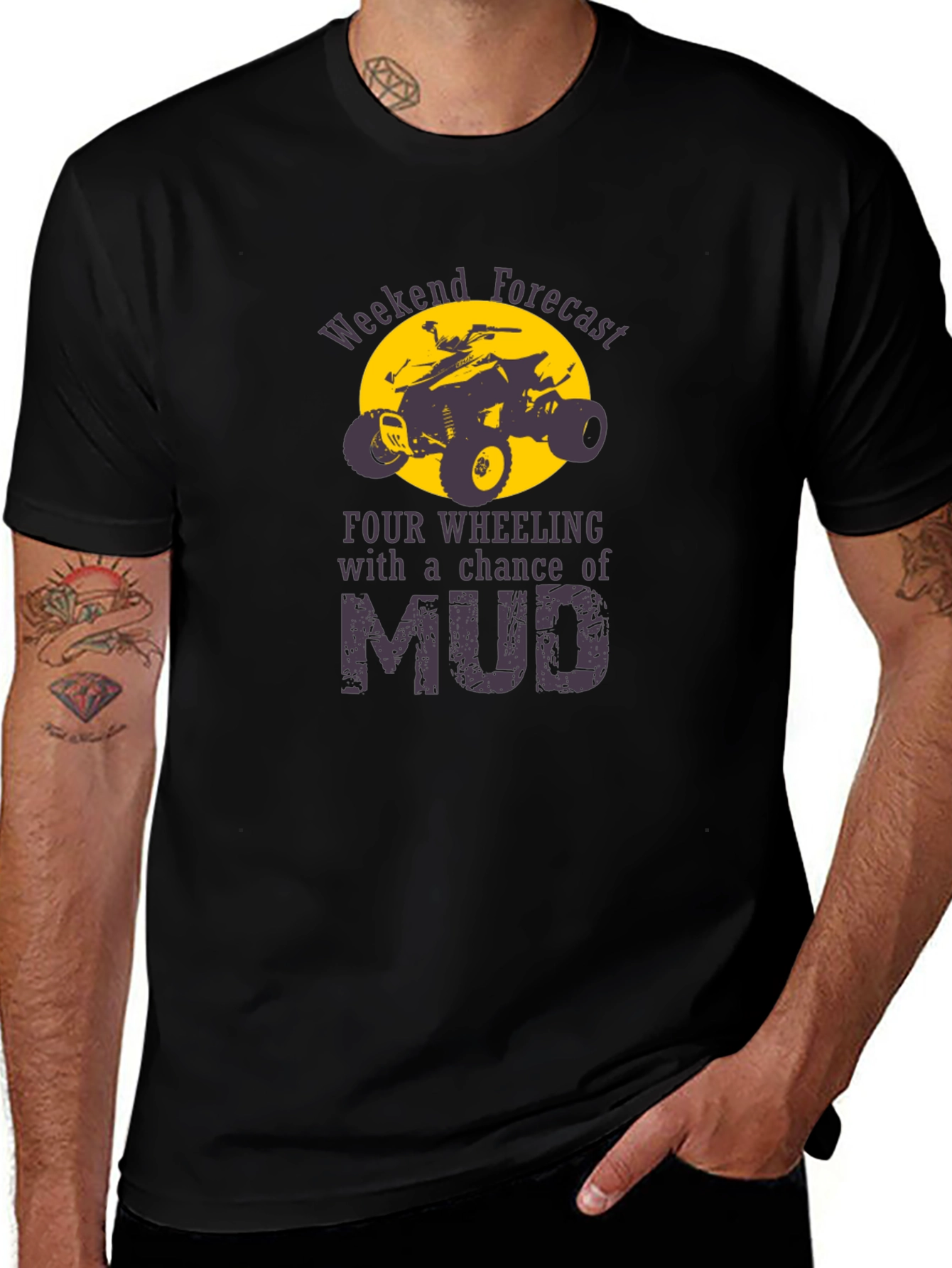 Weekend Forecast Four Wheeling T-Shirt