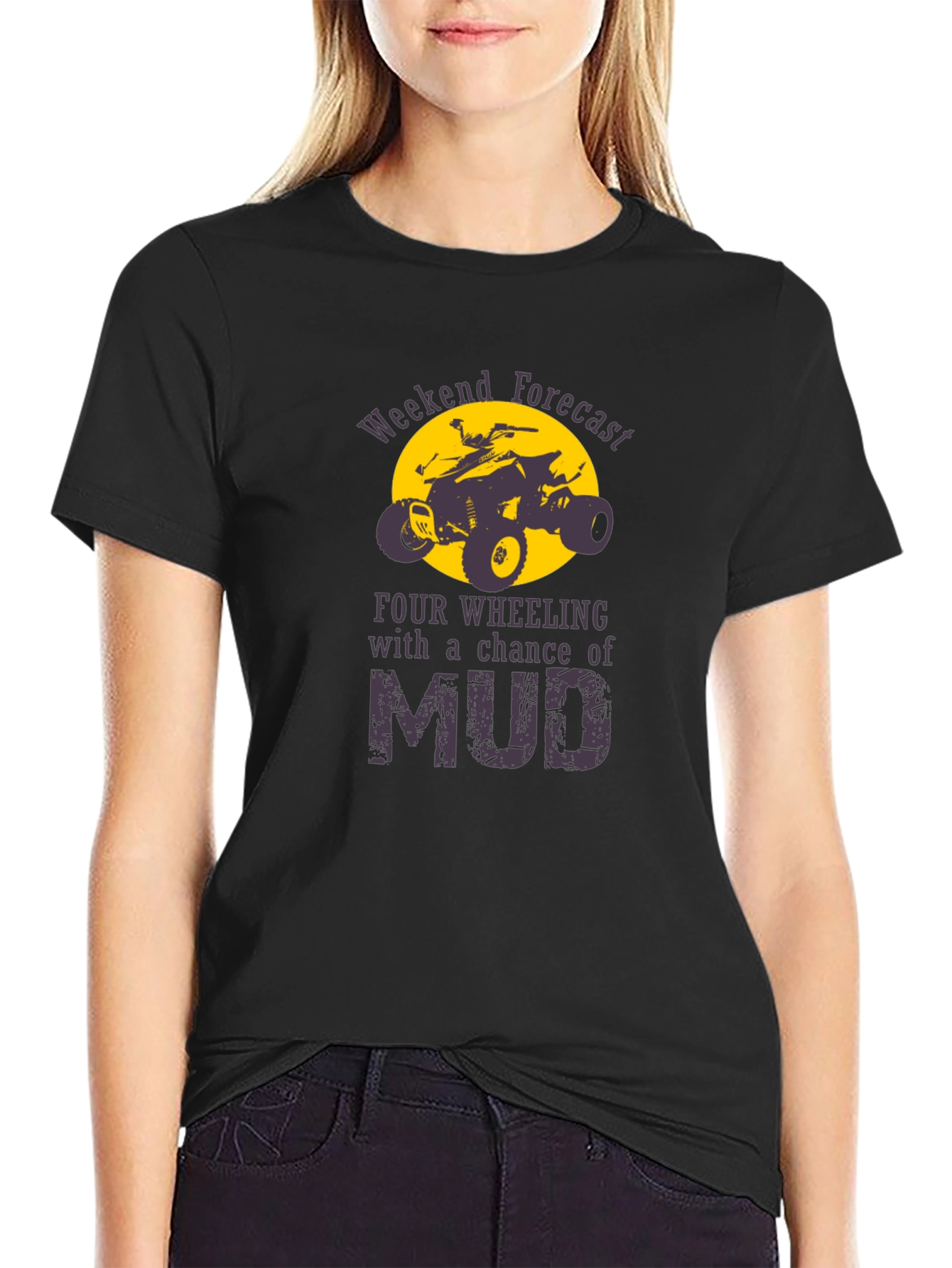 Weekend Forecast Four Wheeling T-Shirt