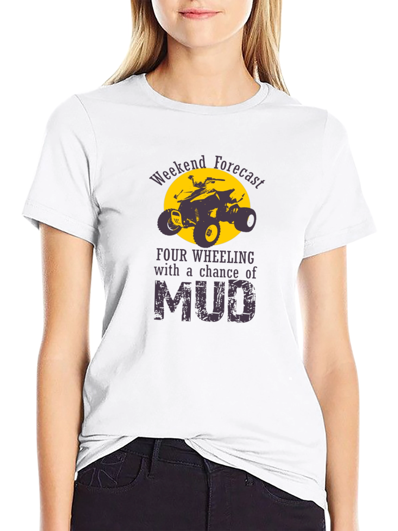Weekend Forecast Four Wheeling T-Shirt