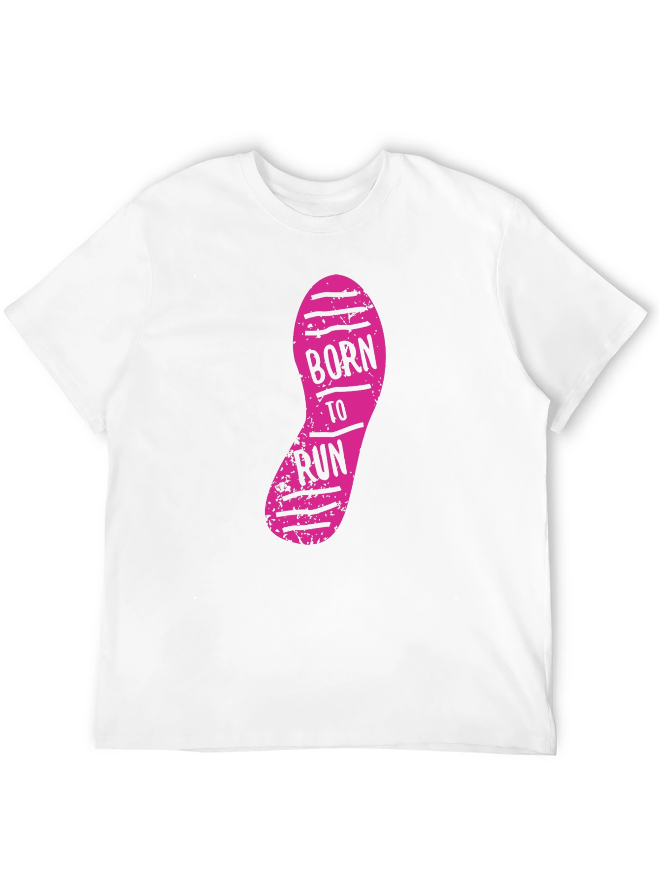 Born to Run Graphic Print Black T-Shirt