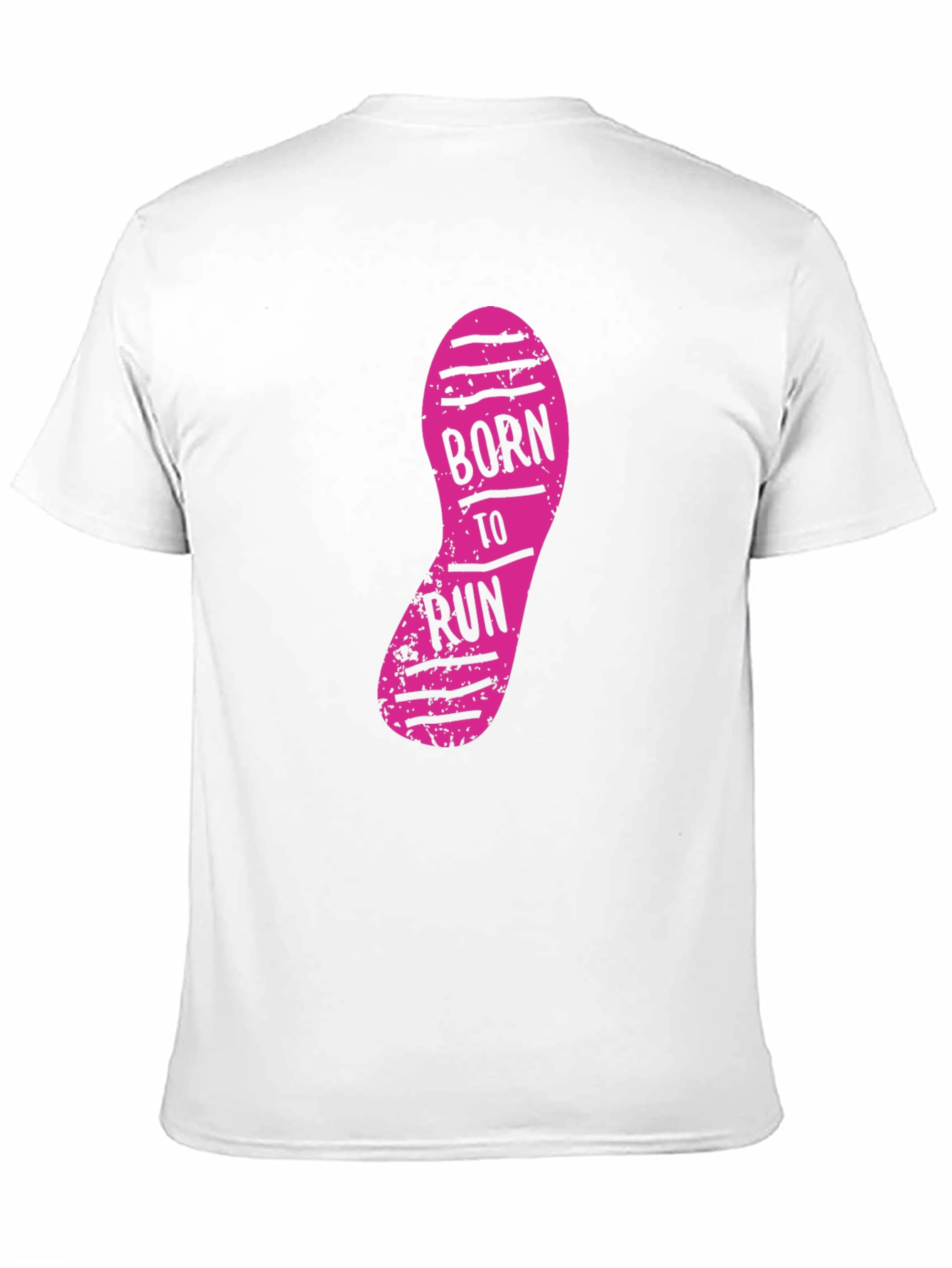 Born to Run Graphic Print Black T-Shirt