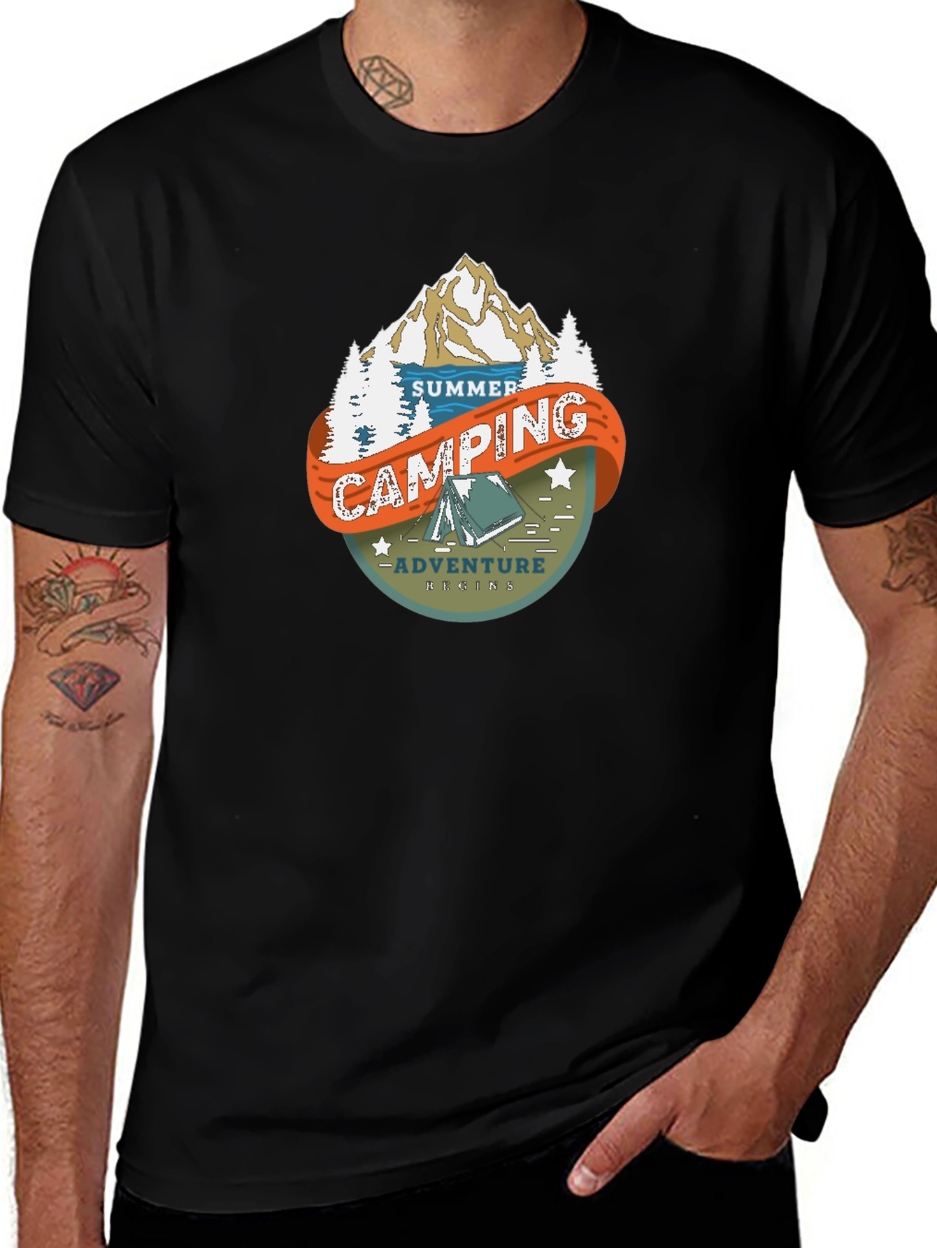 Summer Camping Adventure T-Shirt