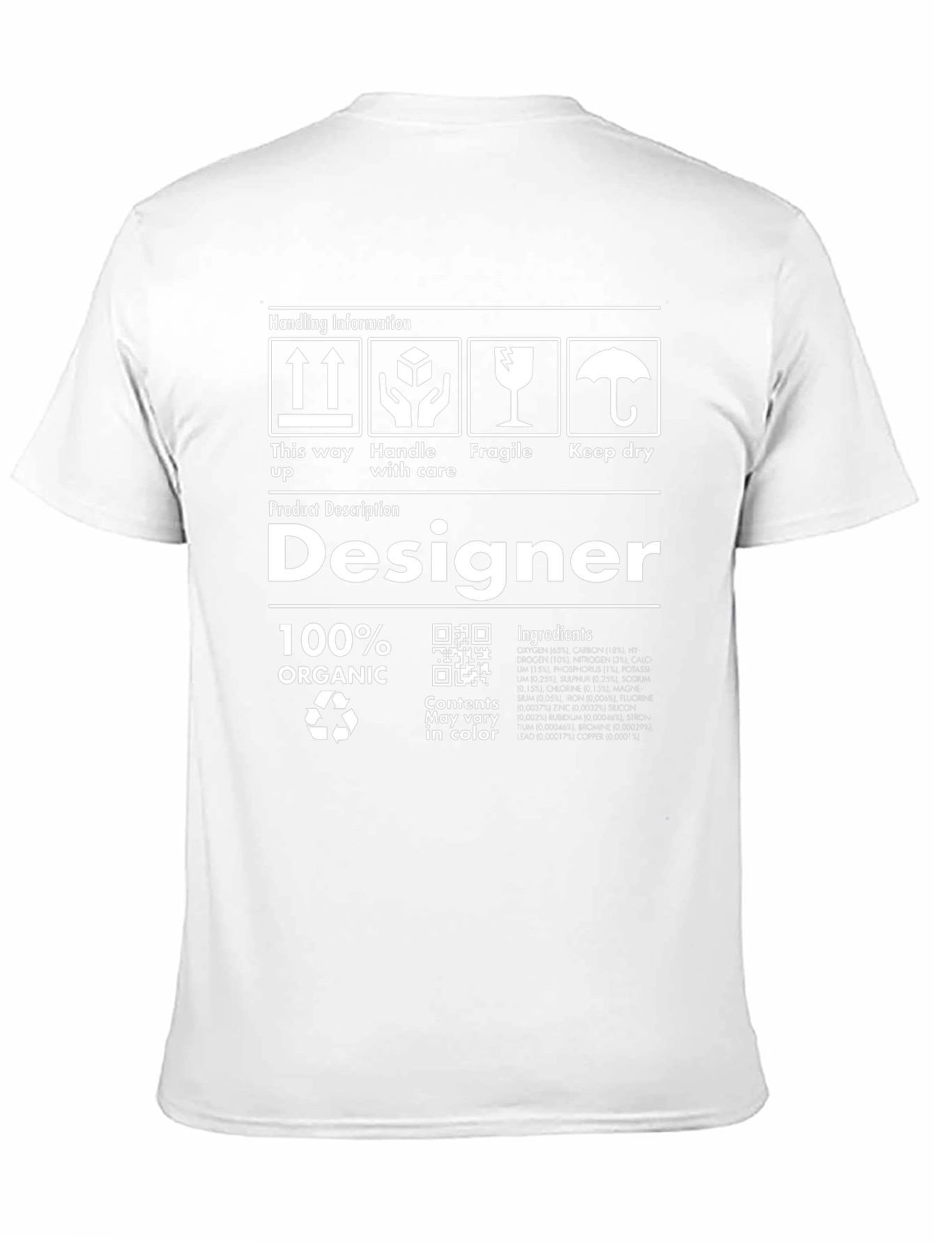 Designer Organic Cotton T-Shirt